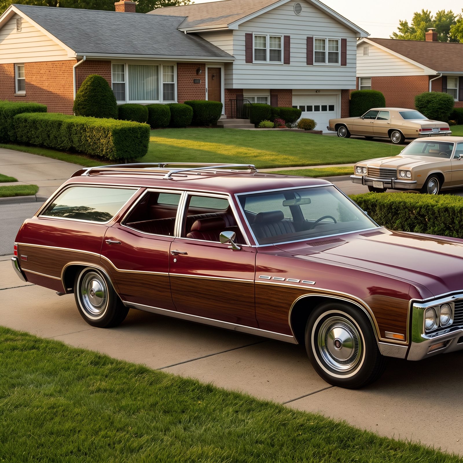 Buick Estate Wagon 1970, Sweepspear Sculpture on a Family Hauler