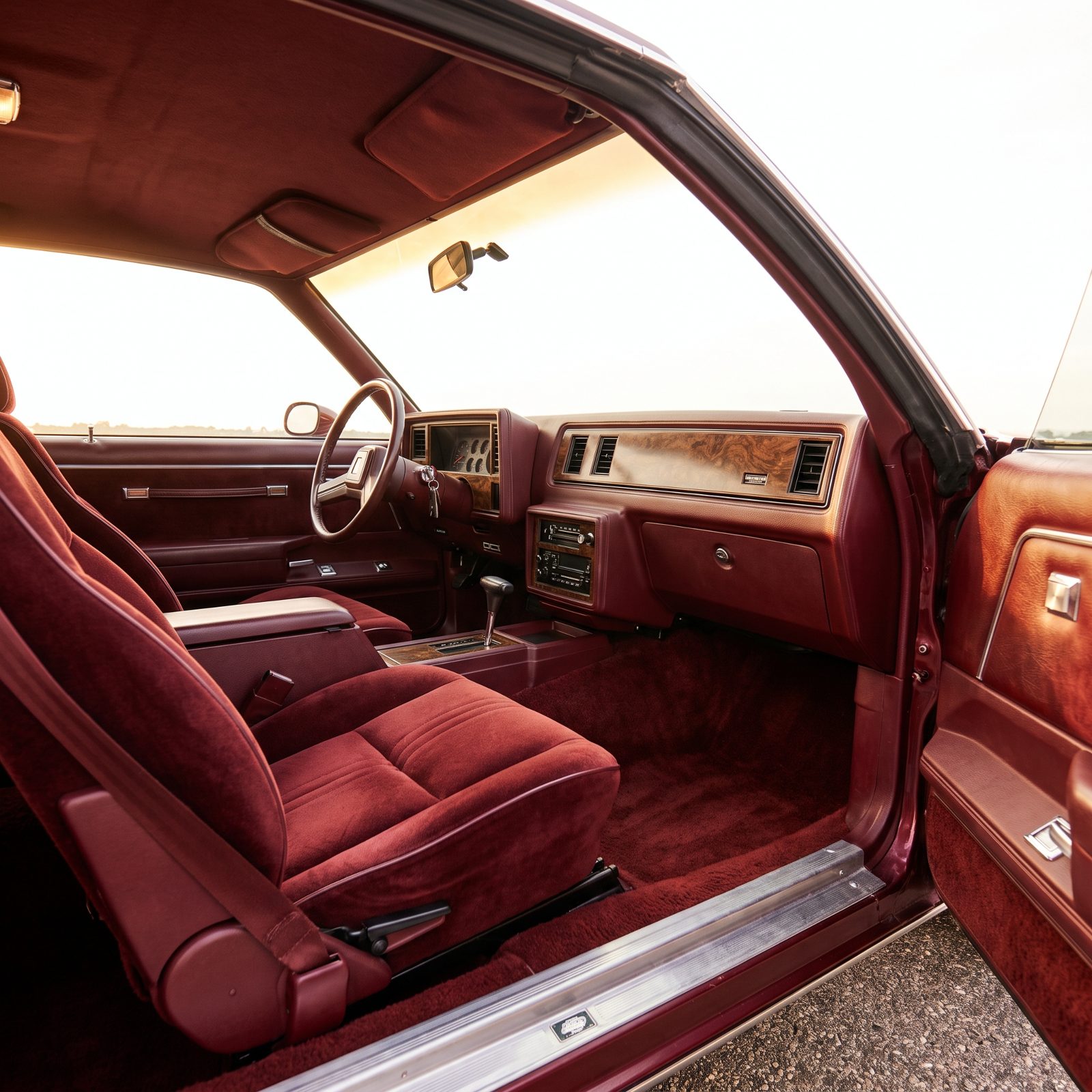 Burgundy Interiors From Carpet to Headliner
