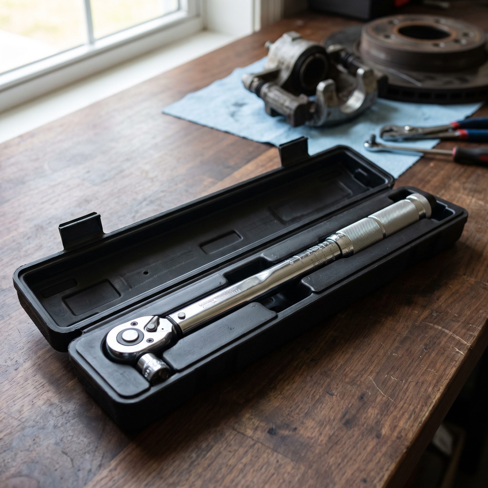 A Calibrated Torque Wrench That Clicks When It's Right