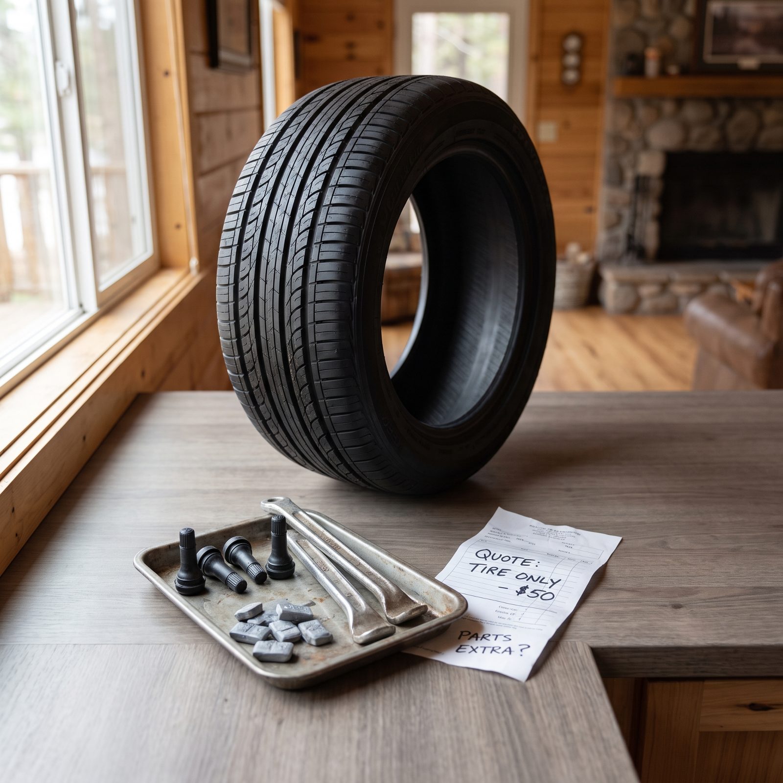 The Cheapest Quote May Exclude Mounting, Balancing, Stems, and Disposal