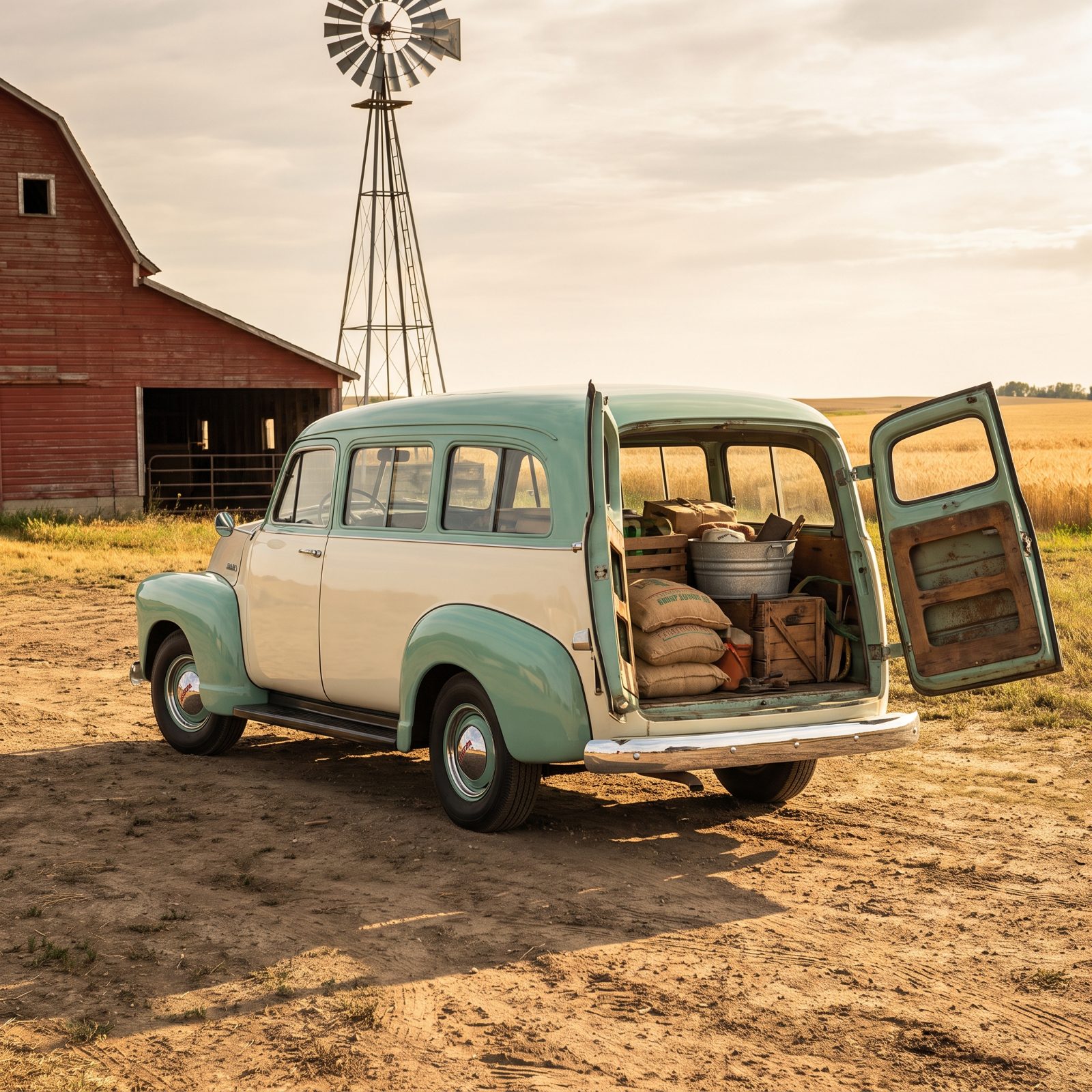 Chevrolet Suburban Carryall: Moving Large Rural Families and Their Supplies Together