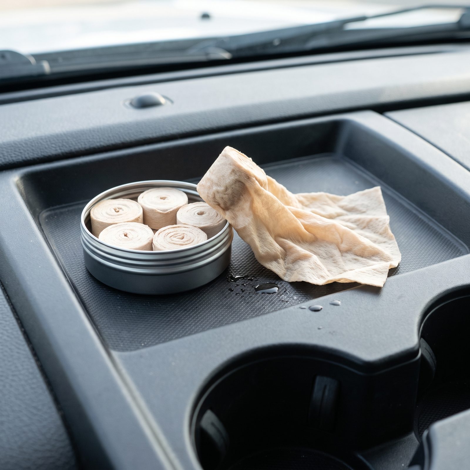 Compressed Coin Towels That Grow When You Add Water