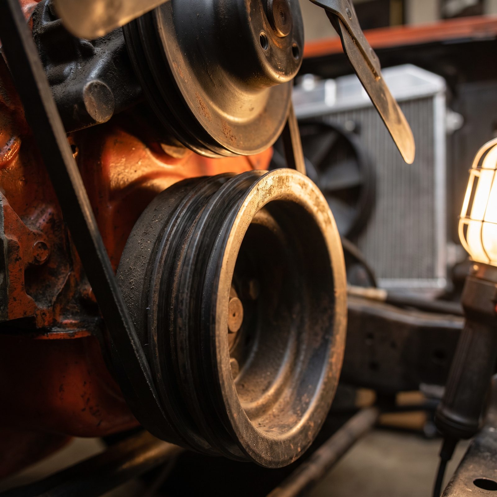 Correct Deep-Groove Crank, Water-Pump, and Alternator Pulleys