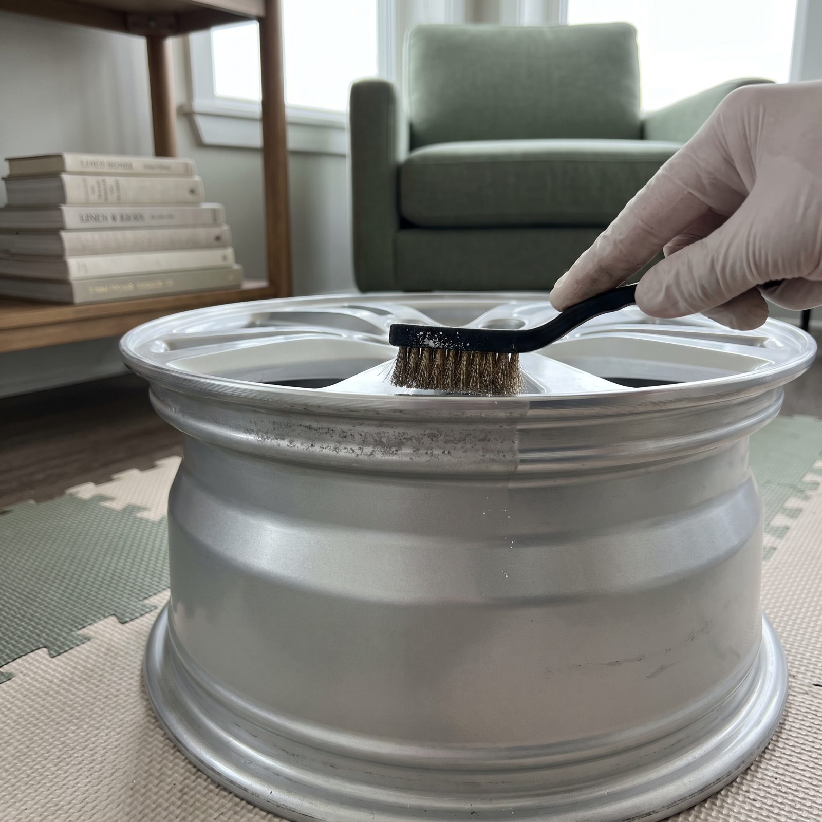 Corrosion Around the Wheel Bead Can Cause a Persistent Slow Leak