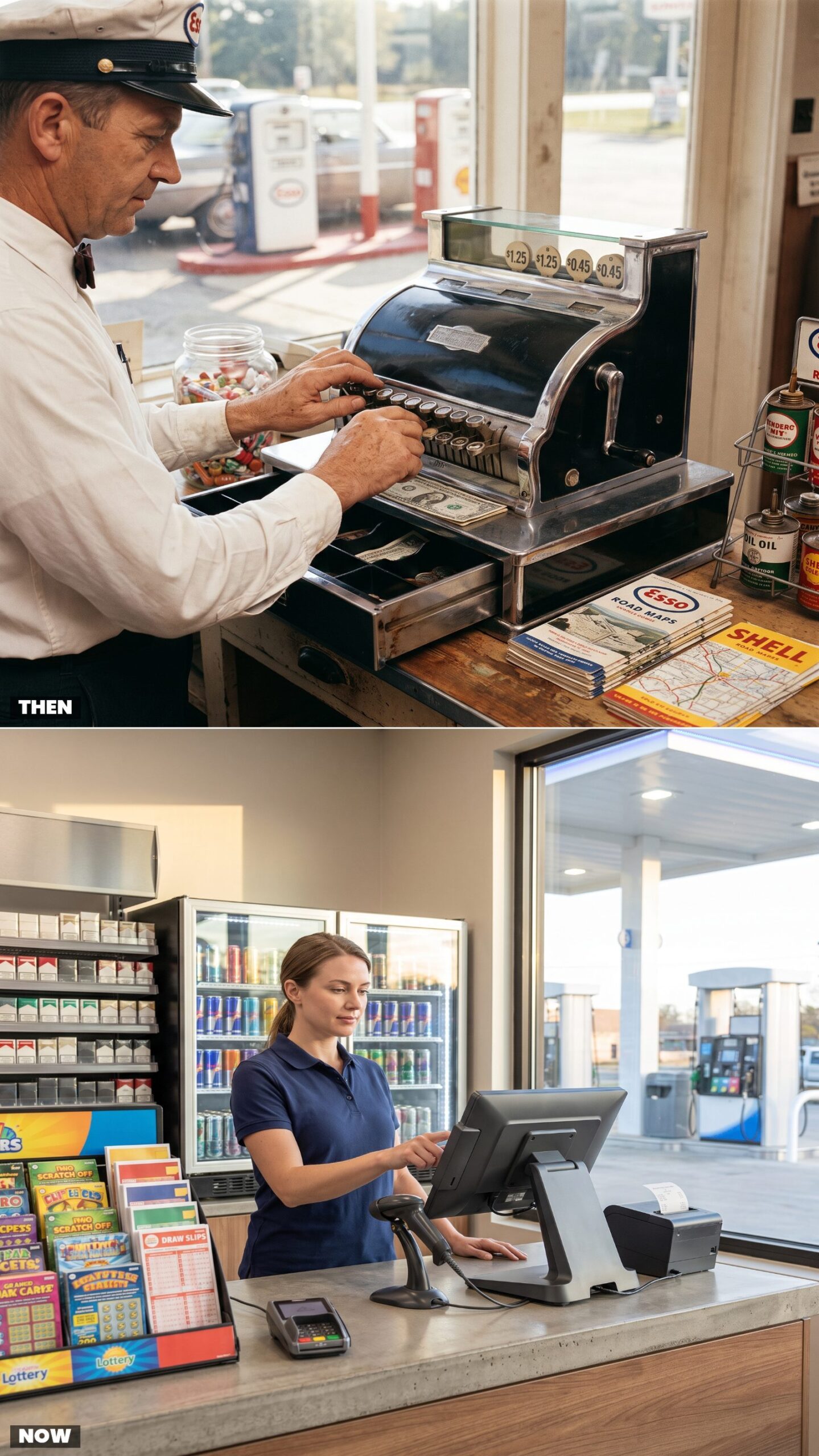 Countertop Cash Registers vs. Integrated Point-of-Sale Terminals