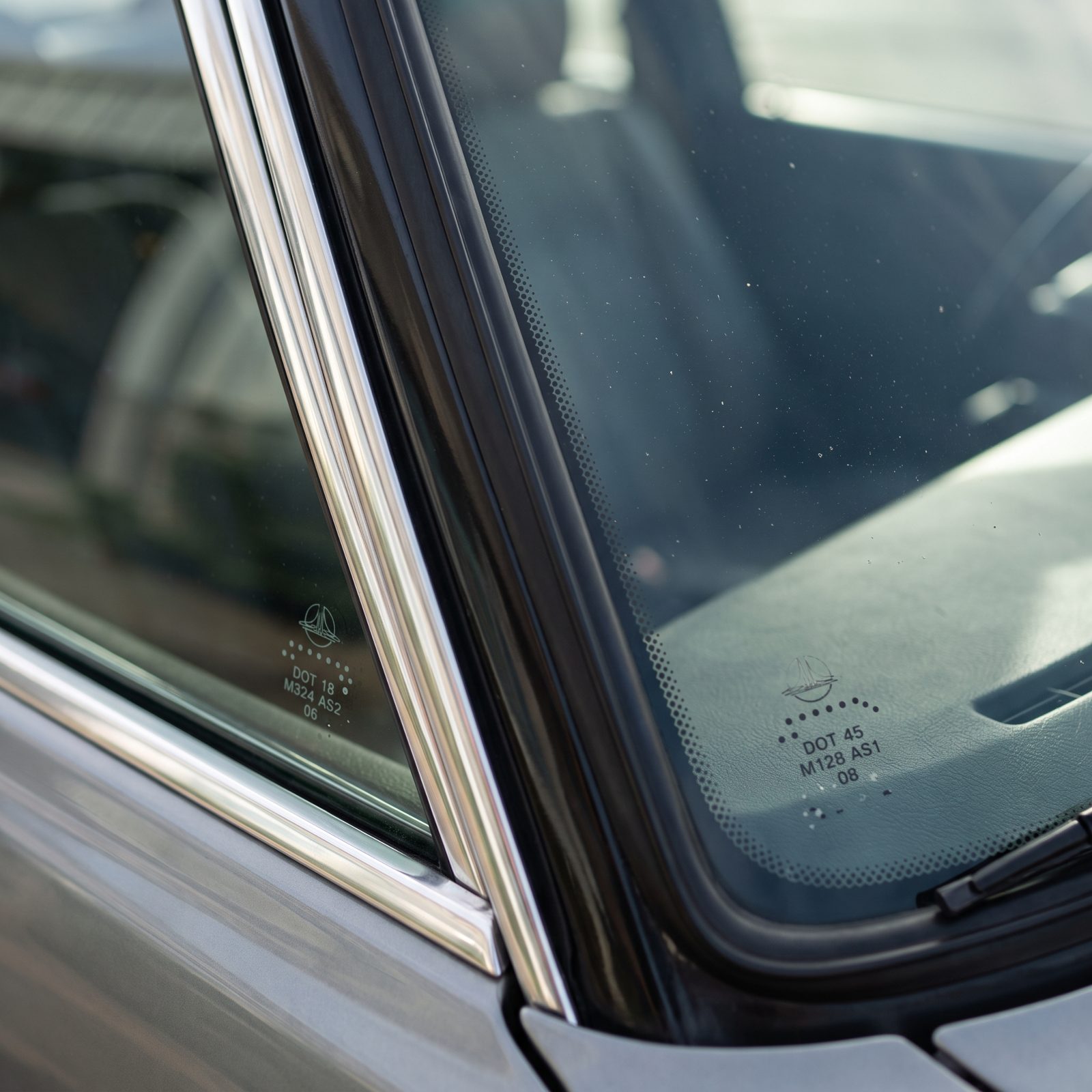 Different Date Codes on the Windows Reveal Past Glass or Collision Work