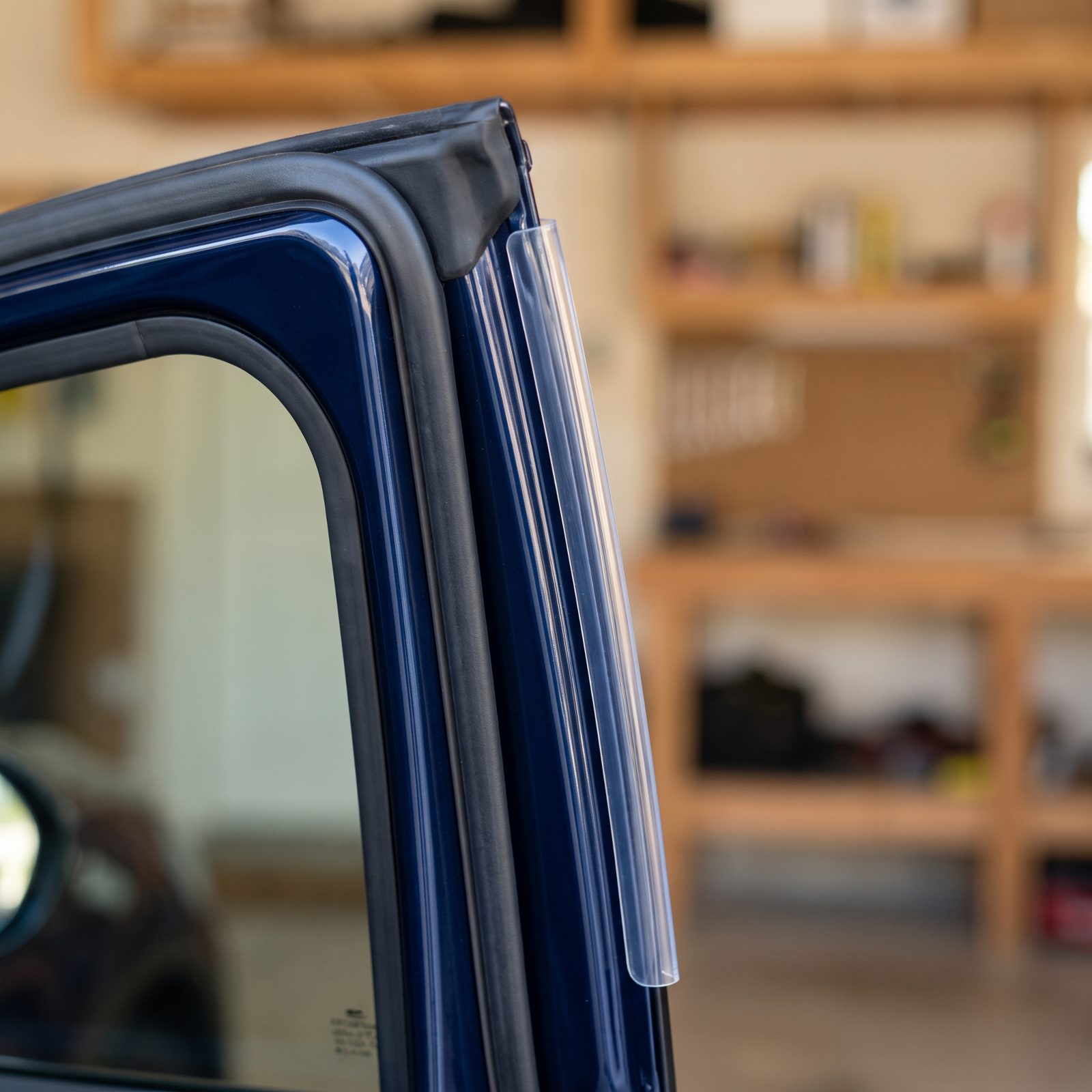 Door Edges Protected by Small Clear Guards