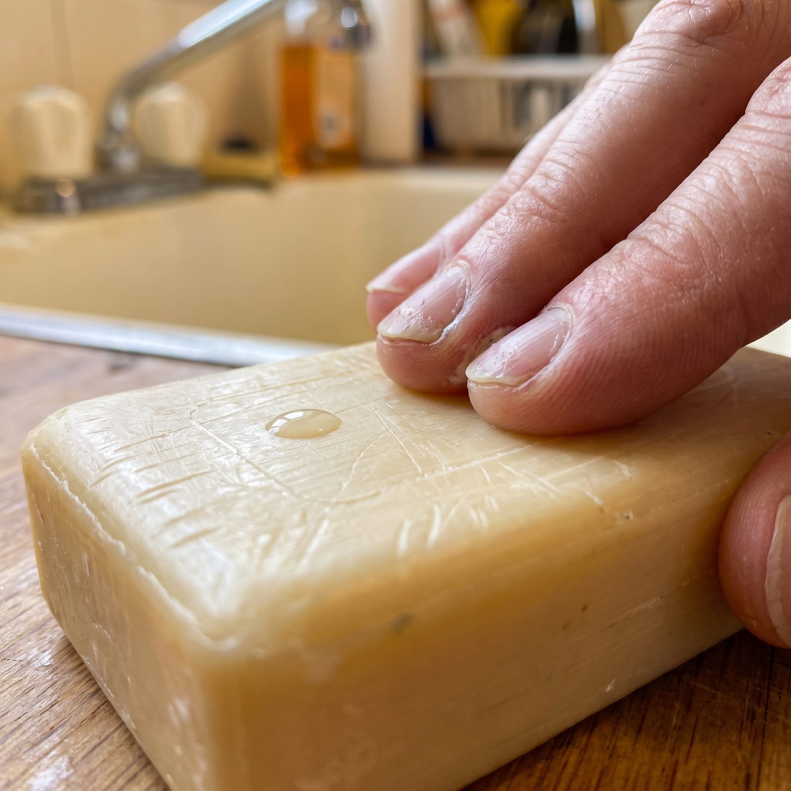 Drag Fingernails Across Bar Soap Before the Dirty Work