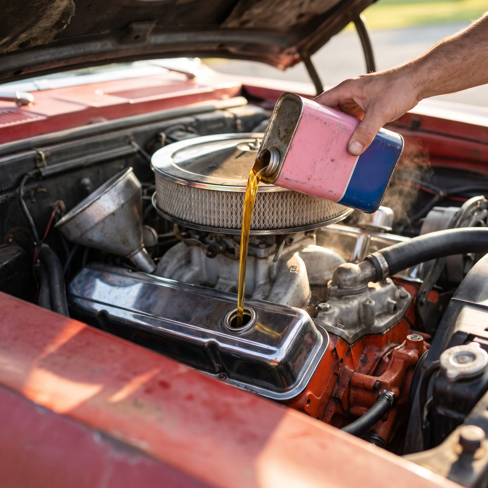 Dumping In a Can of STP to Hush a Clattering Engine