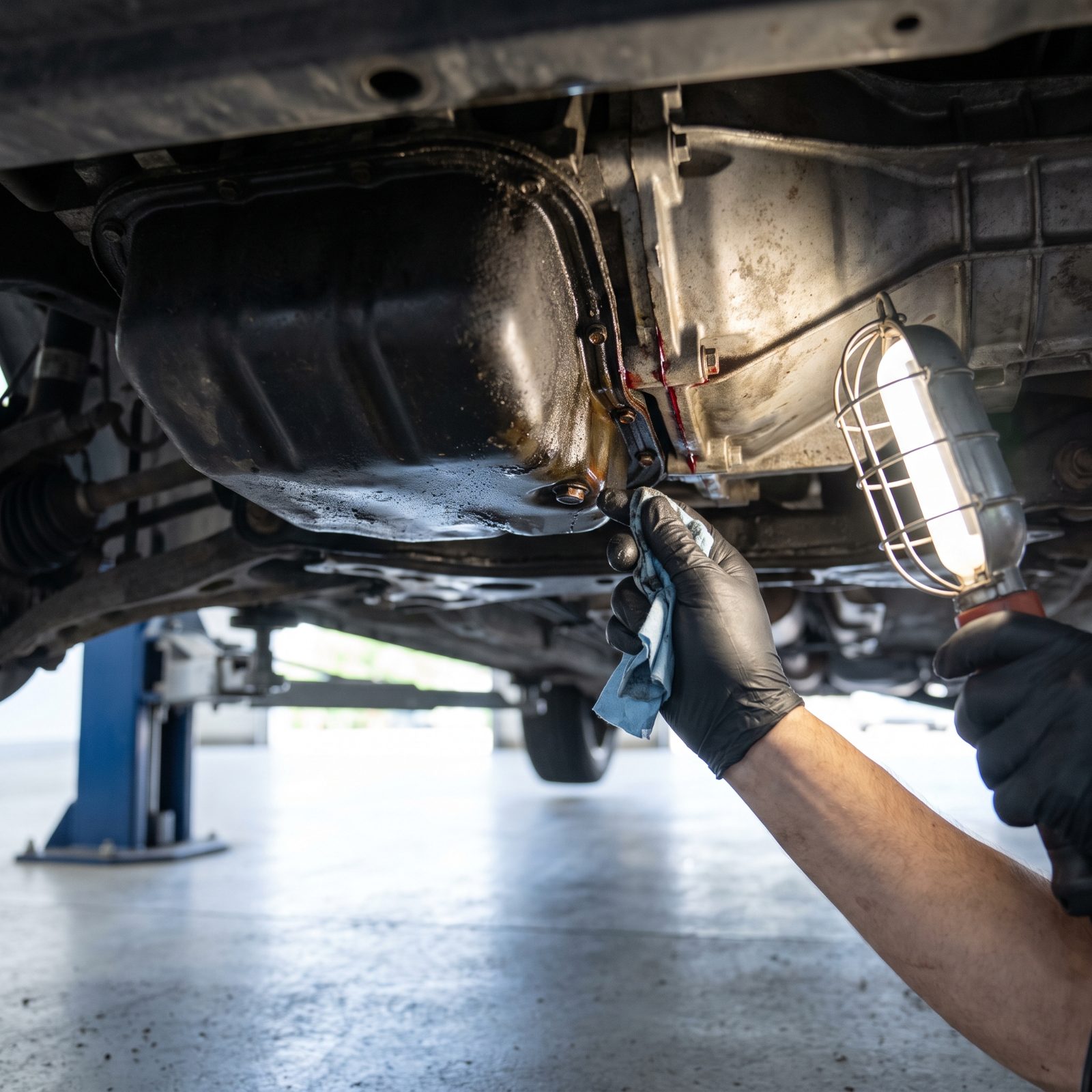 Engine Oil, Coolant, or Transmission Fluid Is Leaking