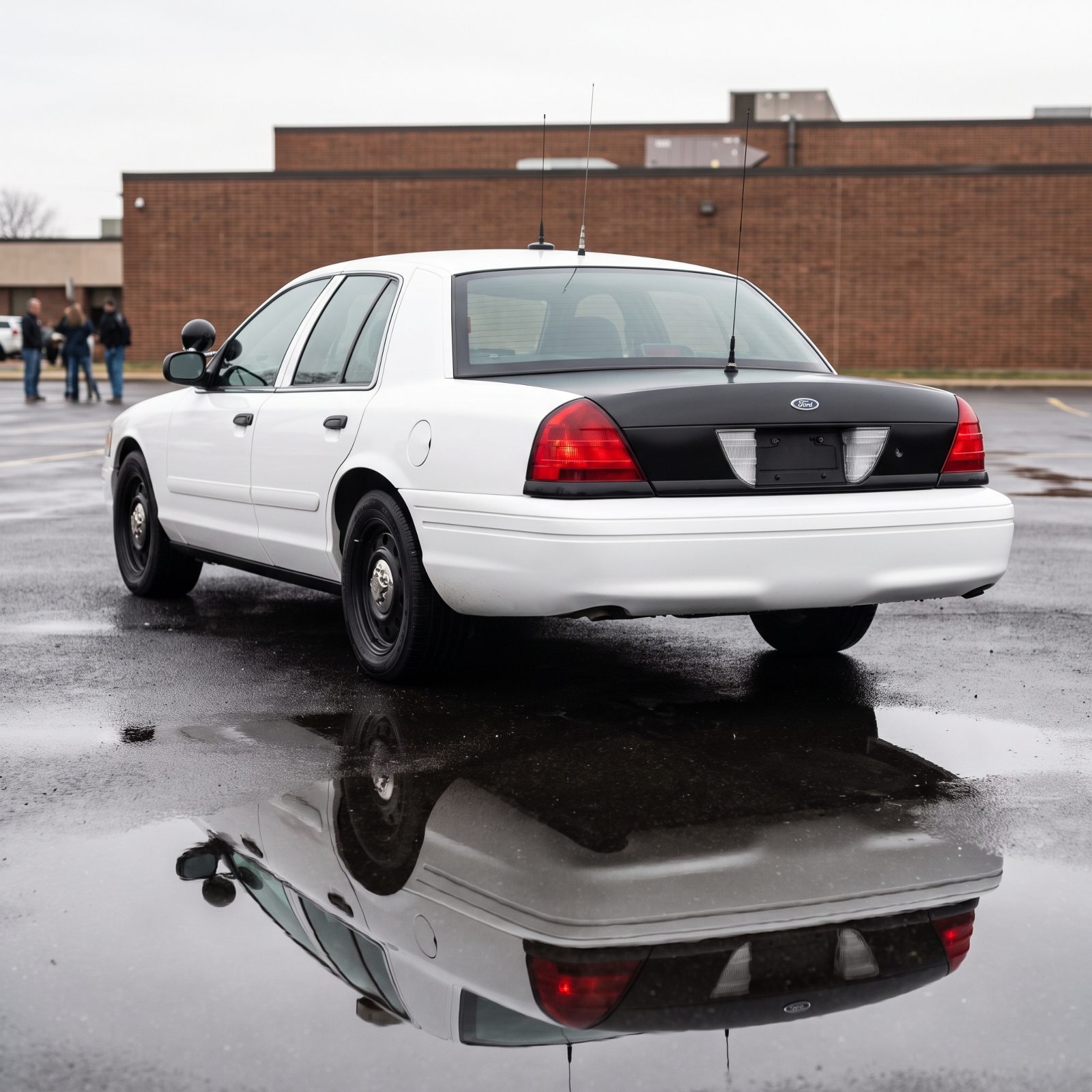 Ford Crown Victoria P71: The Blacked-Out Rear Fascia Cops Knew by Heart