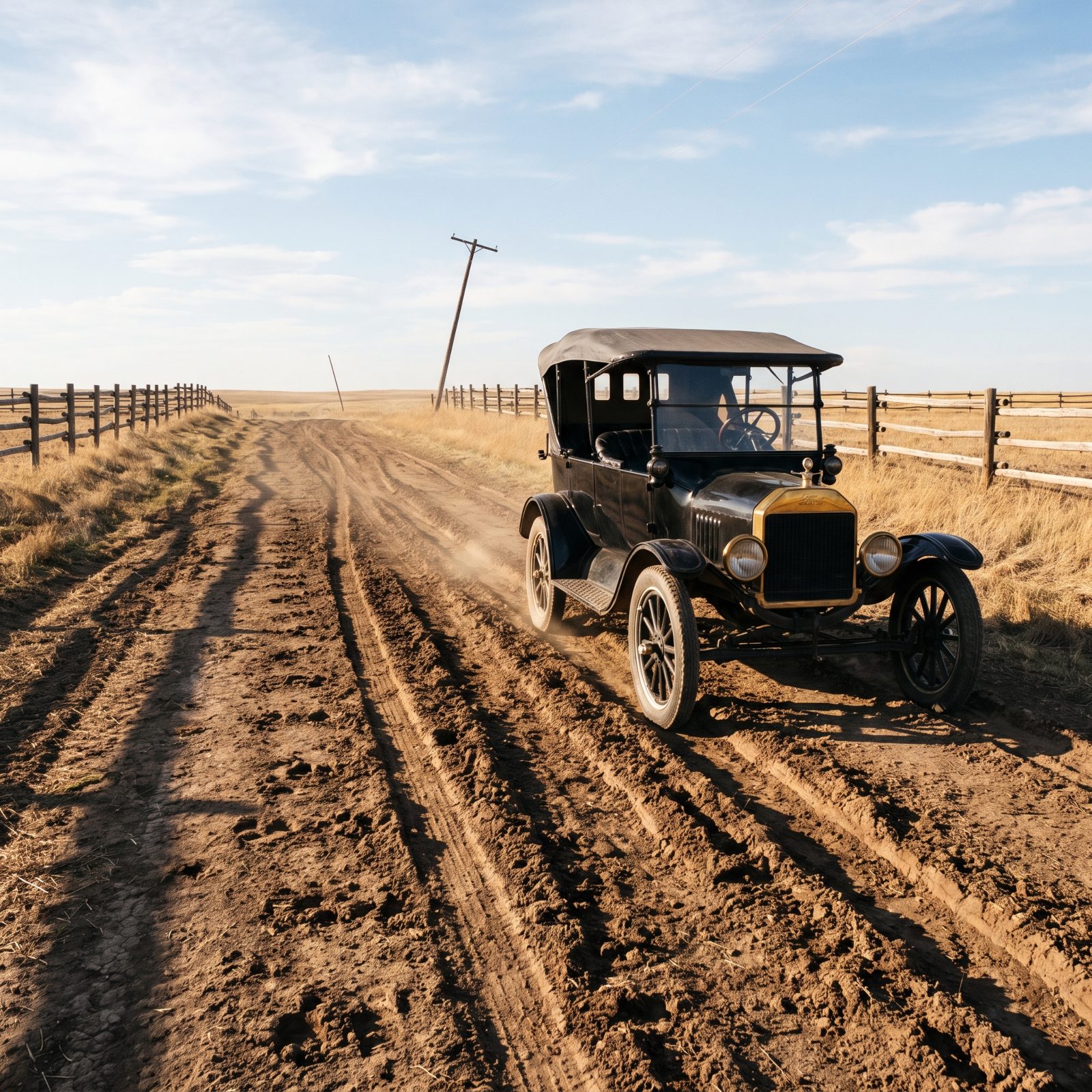 Ford Model T: Surviving Roads Still Built for Horses