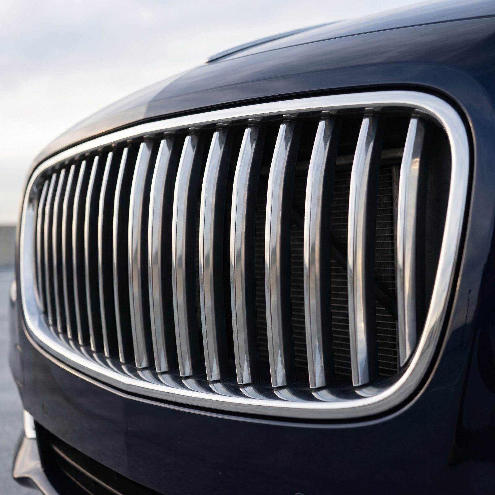 A Formal Upright Grille With Real Depth