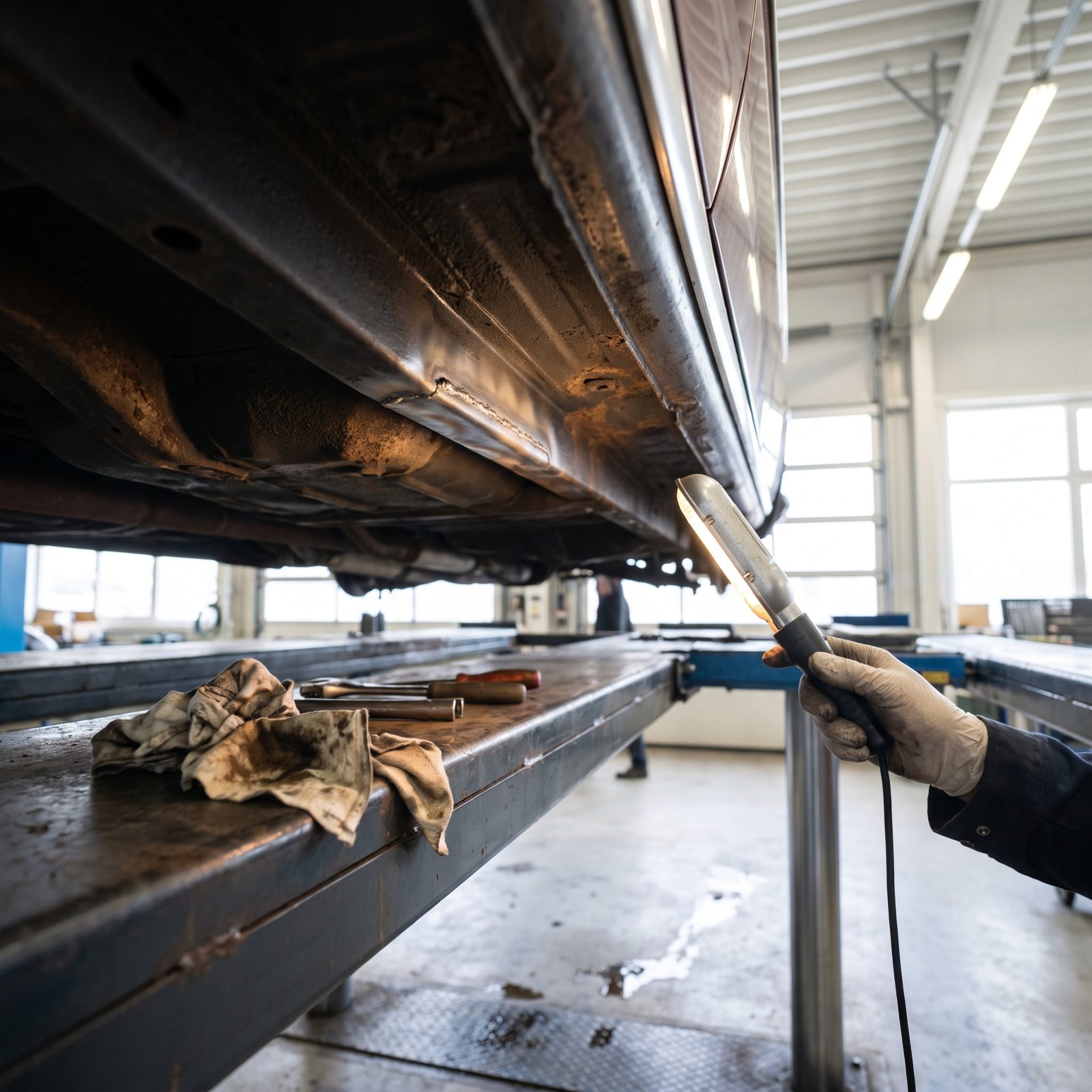 Frame Rails With Kinks, Buckles, or Welds That Never Came From the Factory