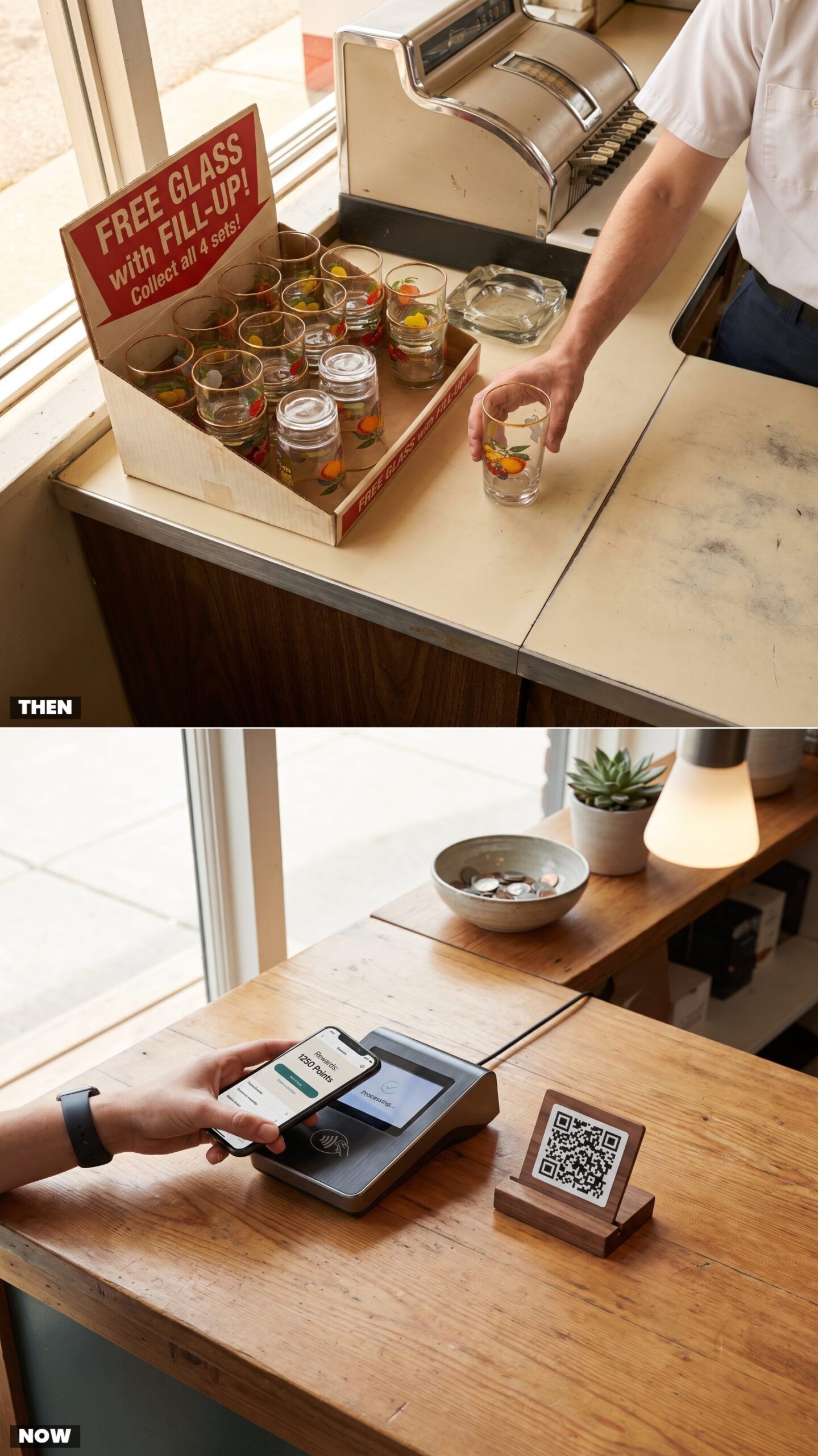 Free Glassware Giveaways vs. Digital Rewards Points