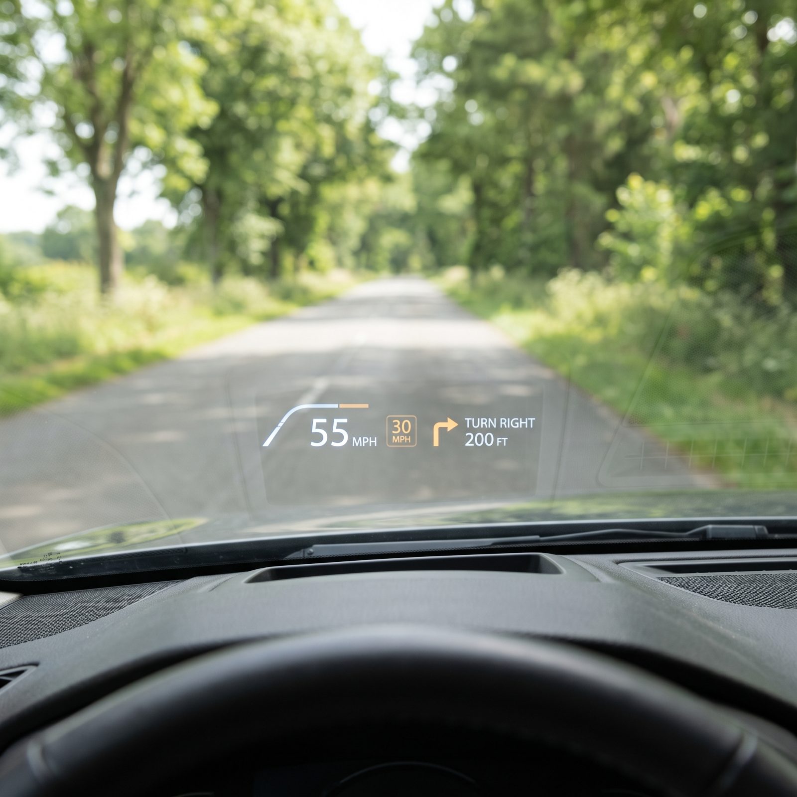 A Head-Up Display That Keeps Your Speed in Your Line of Sight