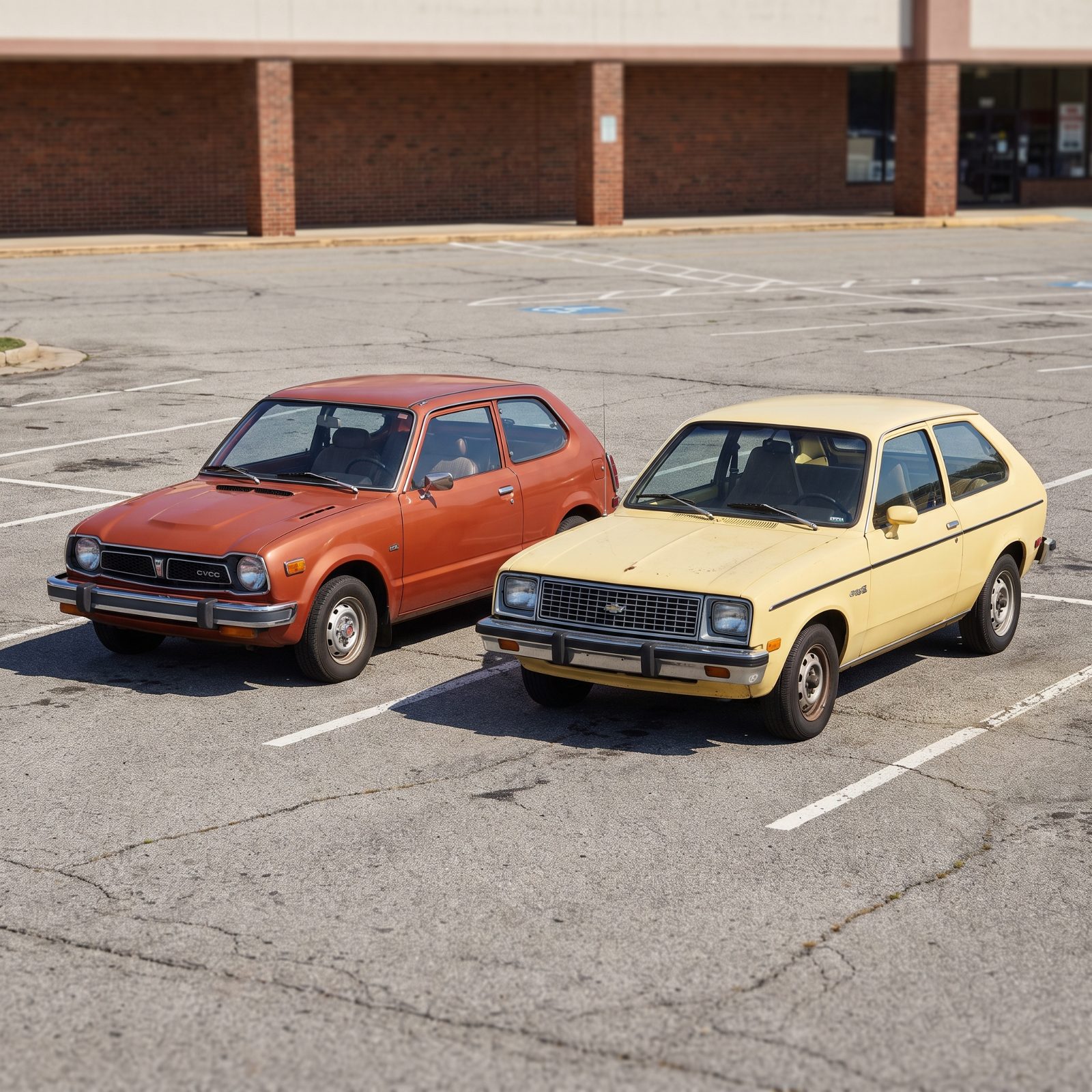 Honda Civic CVCC vs. Chevrolet Chevette: Innovation Beat Mere Affordability