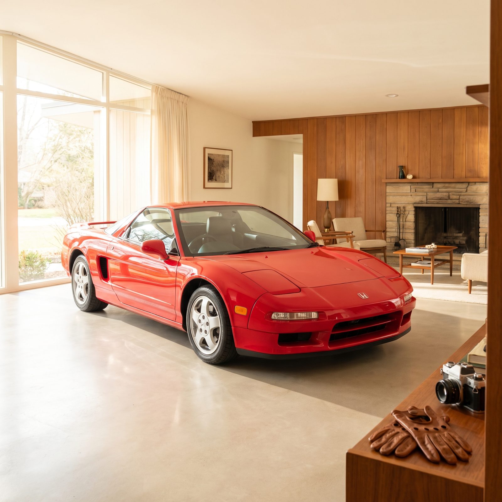 Honda NSX (First Generation): The Fighter-Canopy Greenhouse