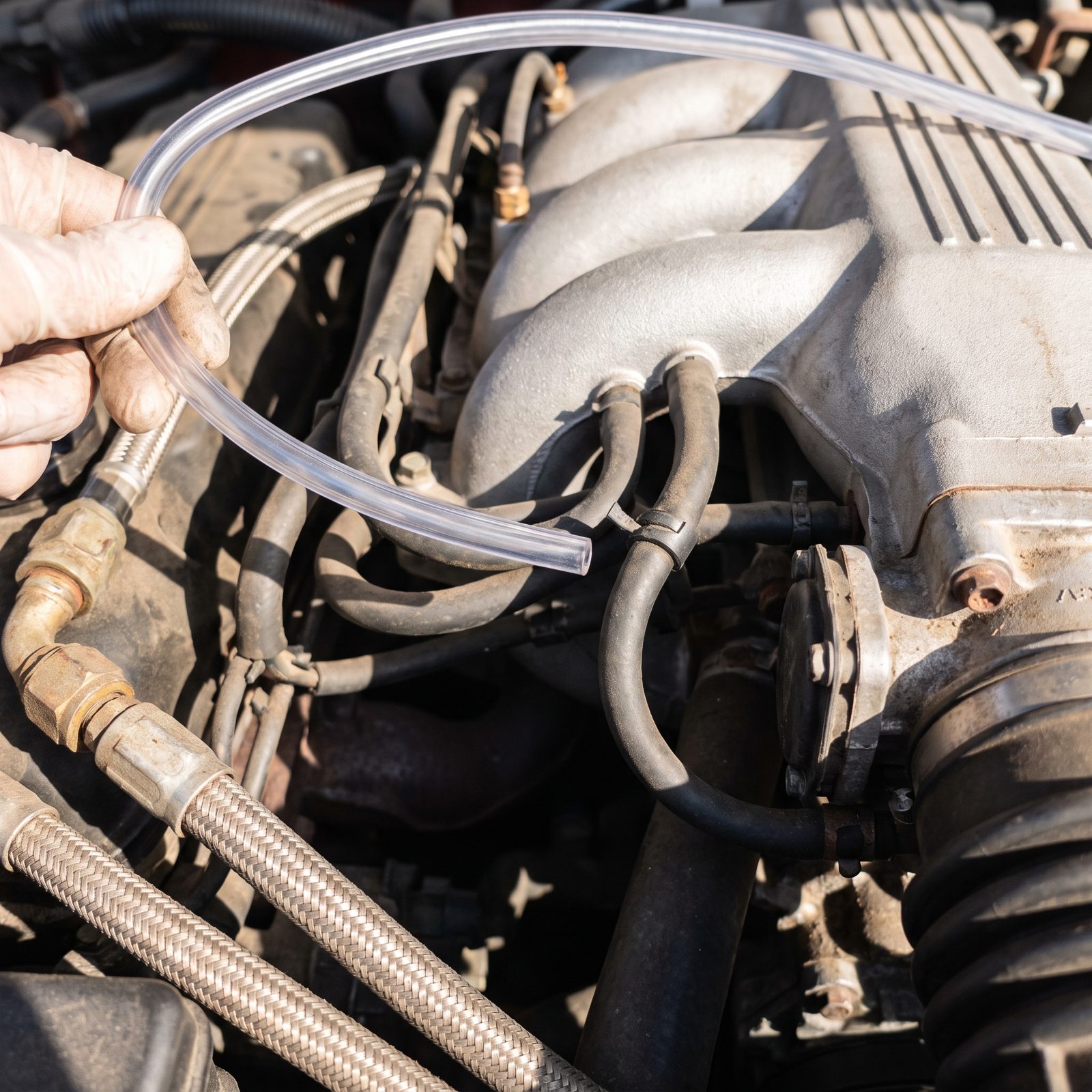 Hunt an Air Leak With a Simple Length of Flexible Tubing