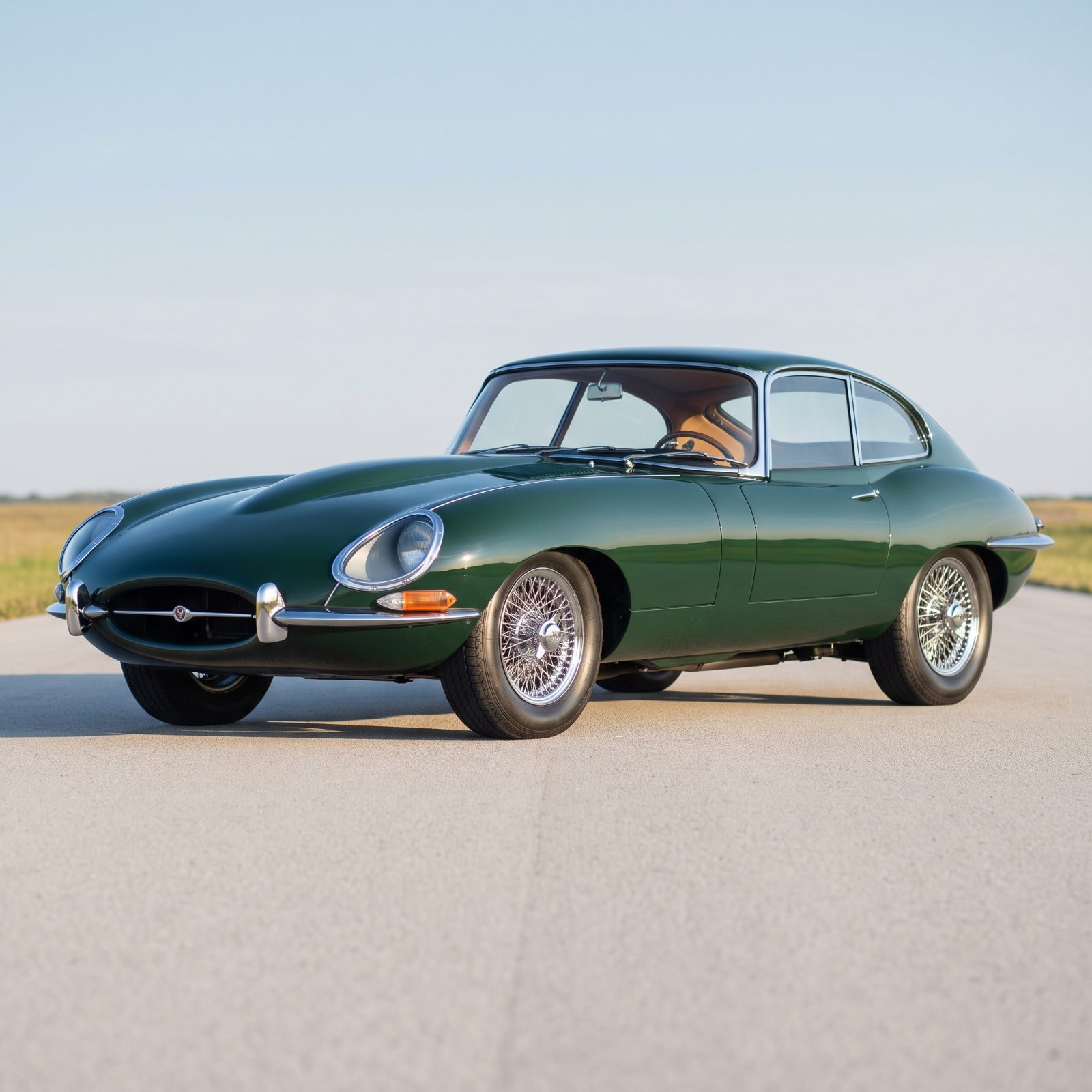 Jaguar E-Type, A Hood That Pulls the Eye Forward