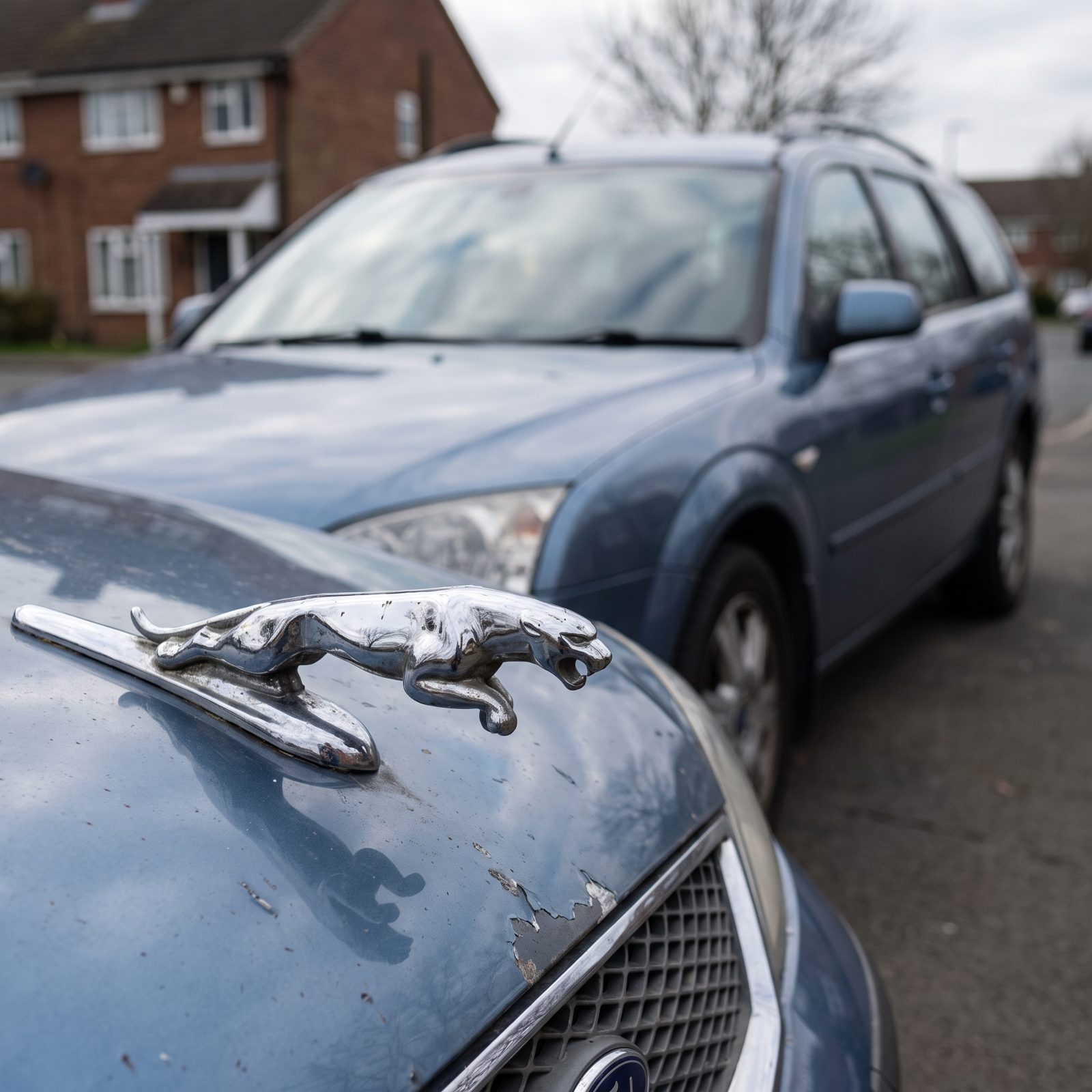 Jaguar X-Type Estate: The Leaping-Cat Ornament on a Ford Underneath