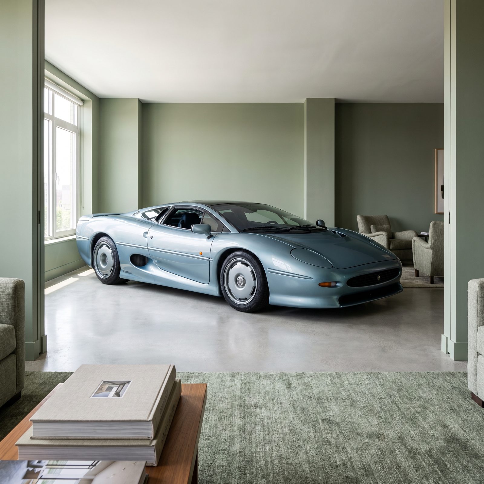 Jaguar XJ220, Extreme Length and a Tiny Visual Cabin