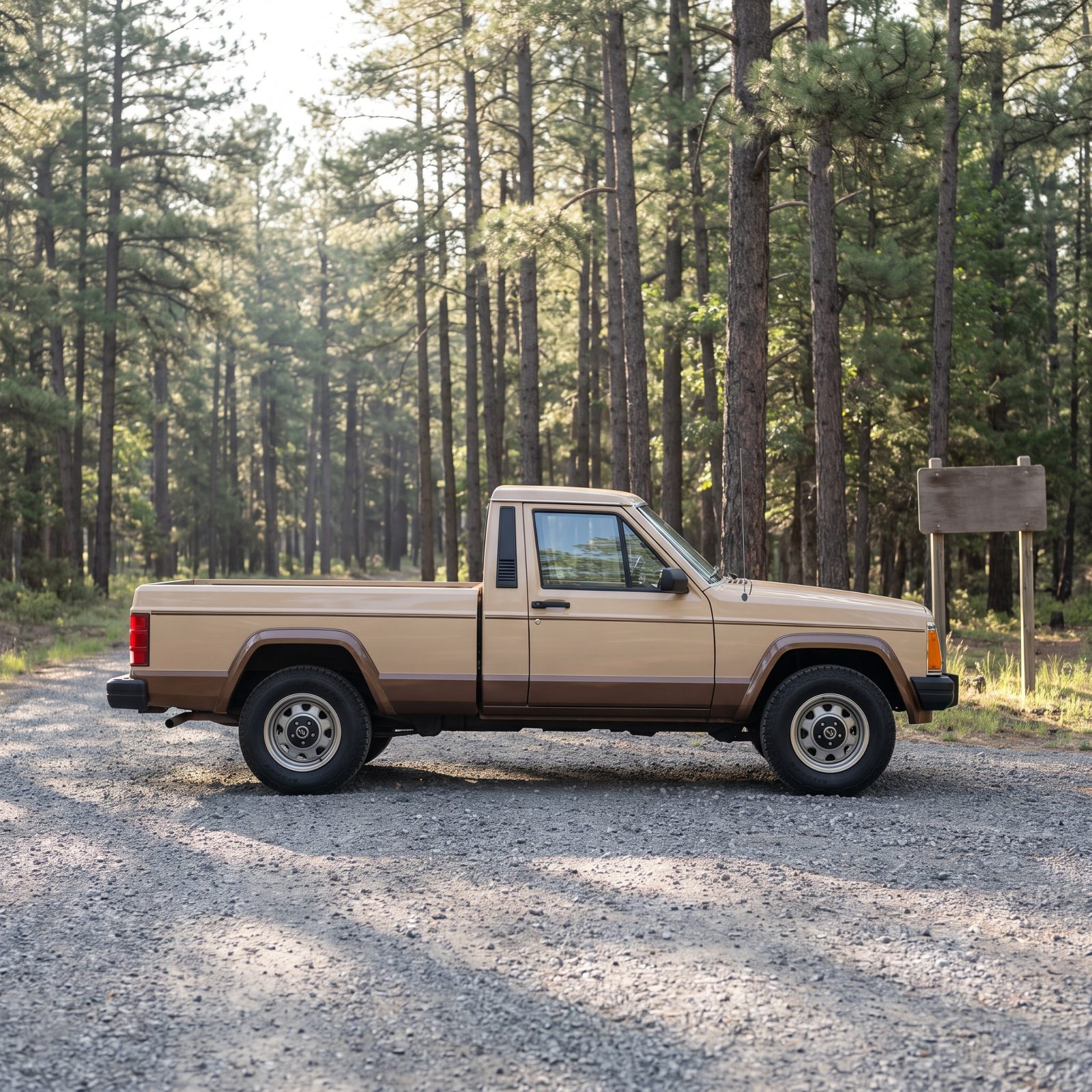 Jeep Comanche Short Bed, Cherokee Toughness in Leaner Form