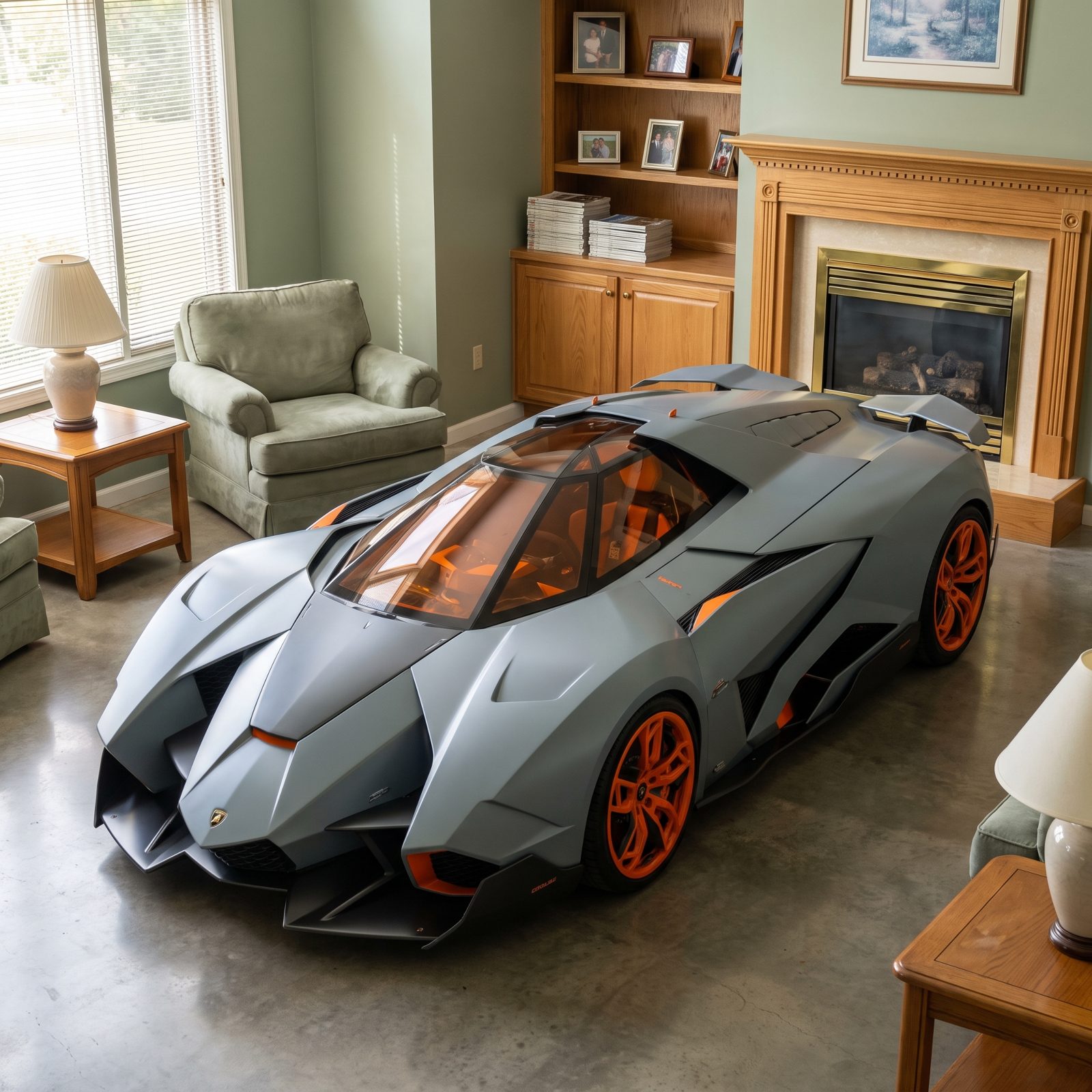 Lamborghini Egoista: The Single-Seat Supercar Sealed Under a Fighter-Jet Canopy