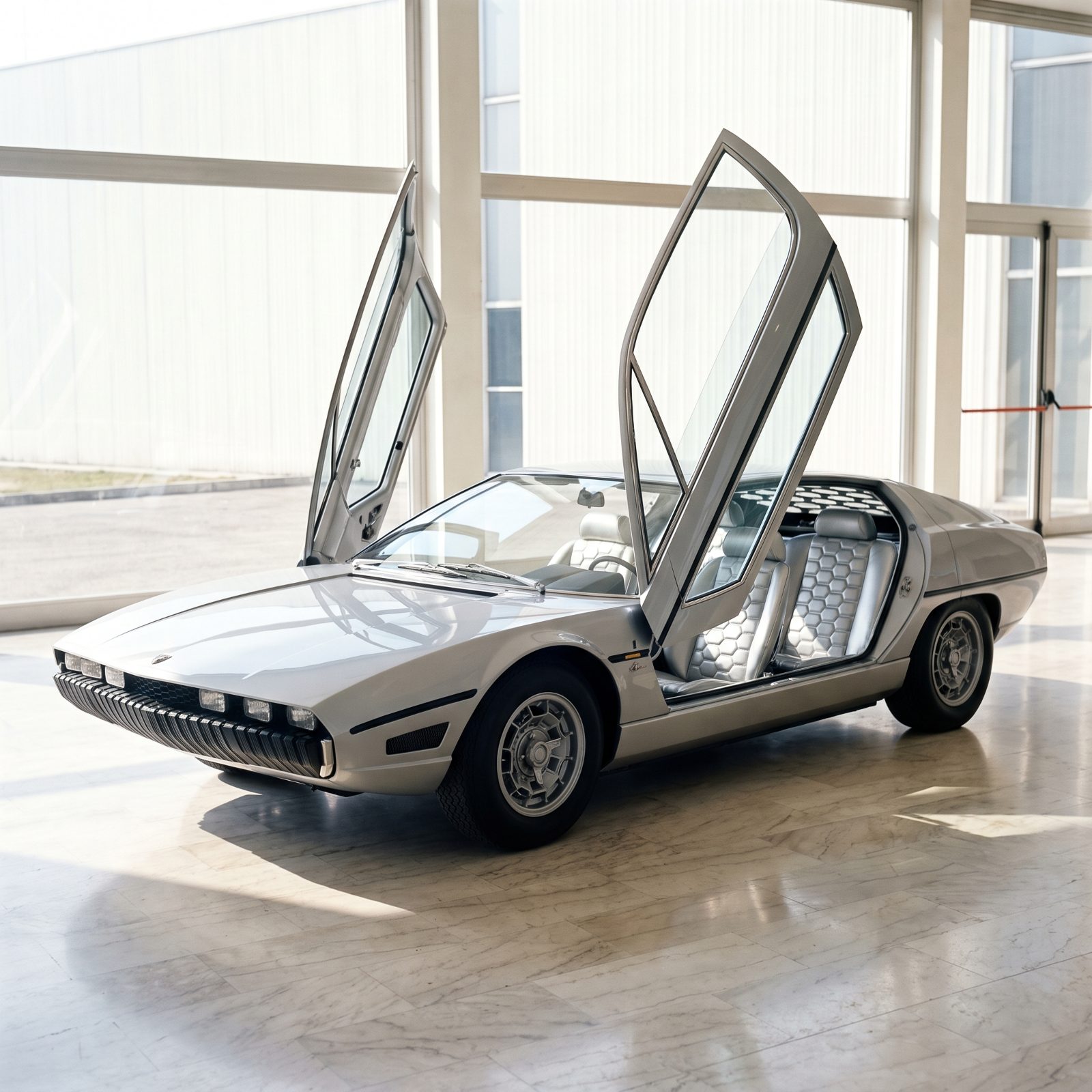 Lamborghini Marzal: The Glass-Walled Four-Seater You Entered Through Gullwing Doors