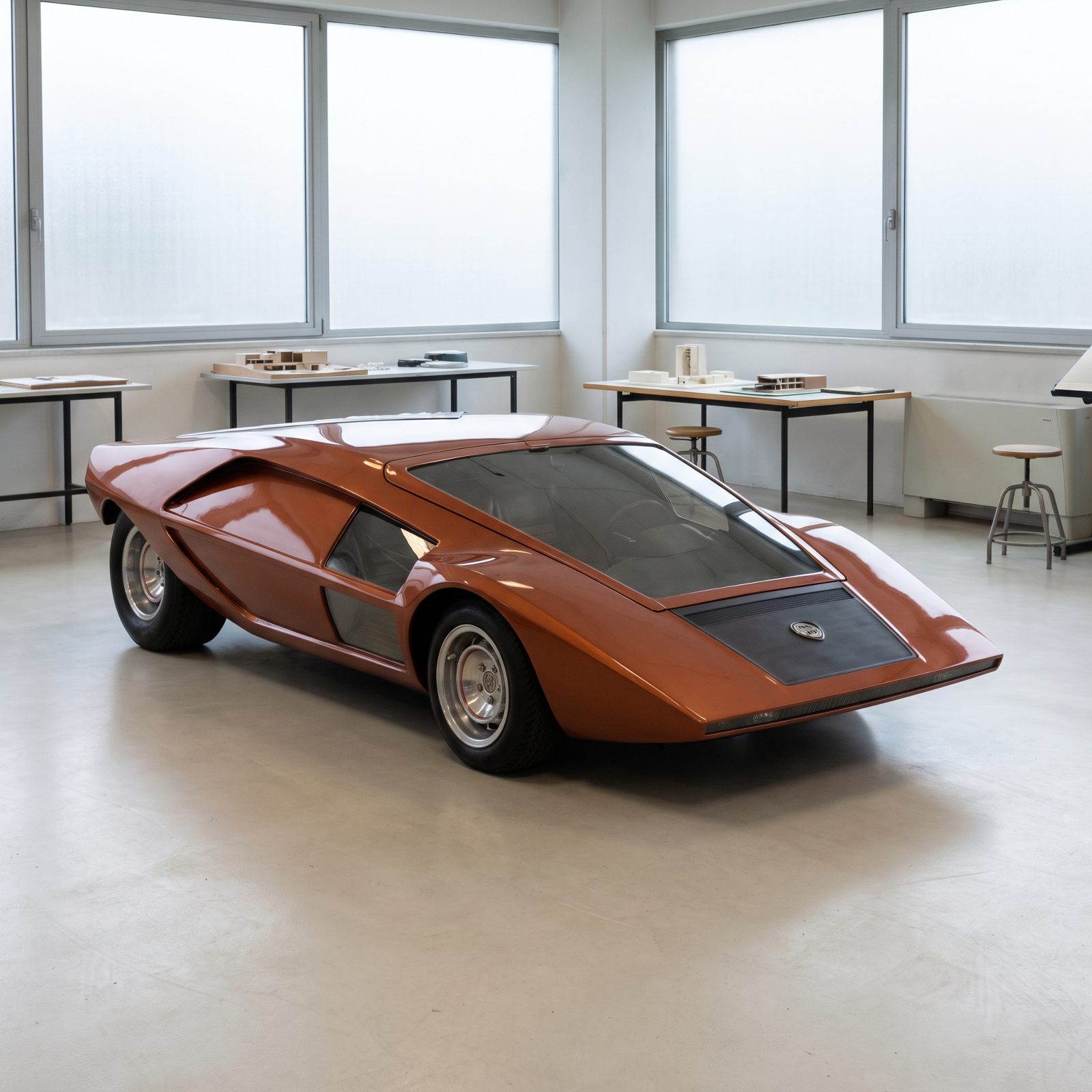 Lancia Stratos Zero: The Wedge So Low You Climbed In Through the Windshield