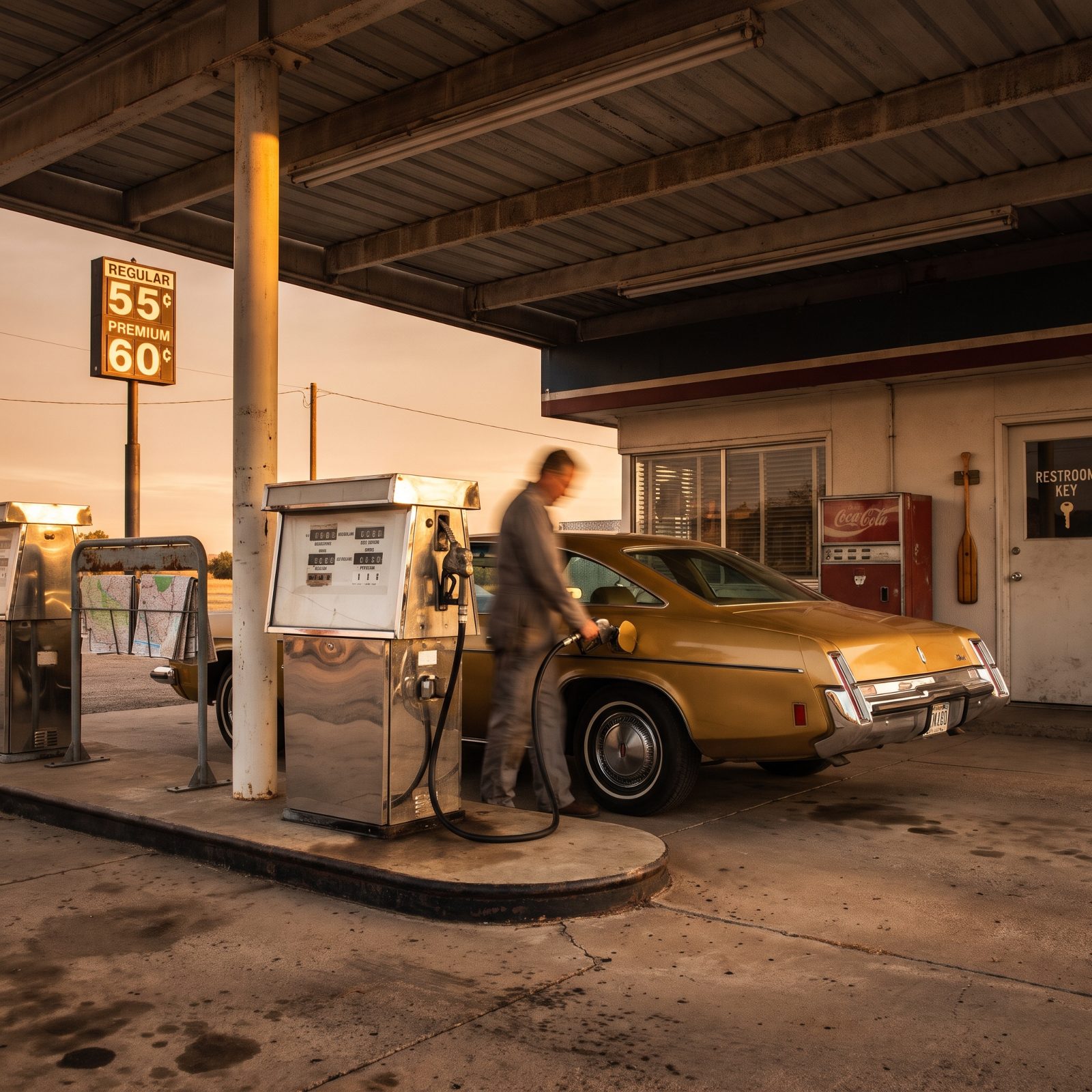 Leaded Gasoline Fill-Ups at the Full-Service Pump