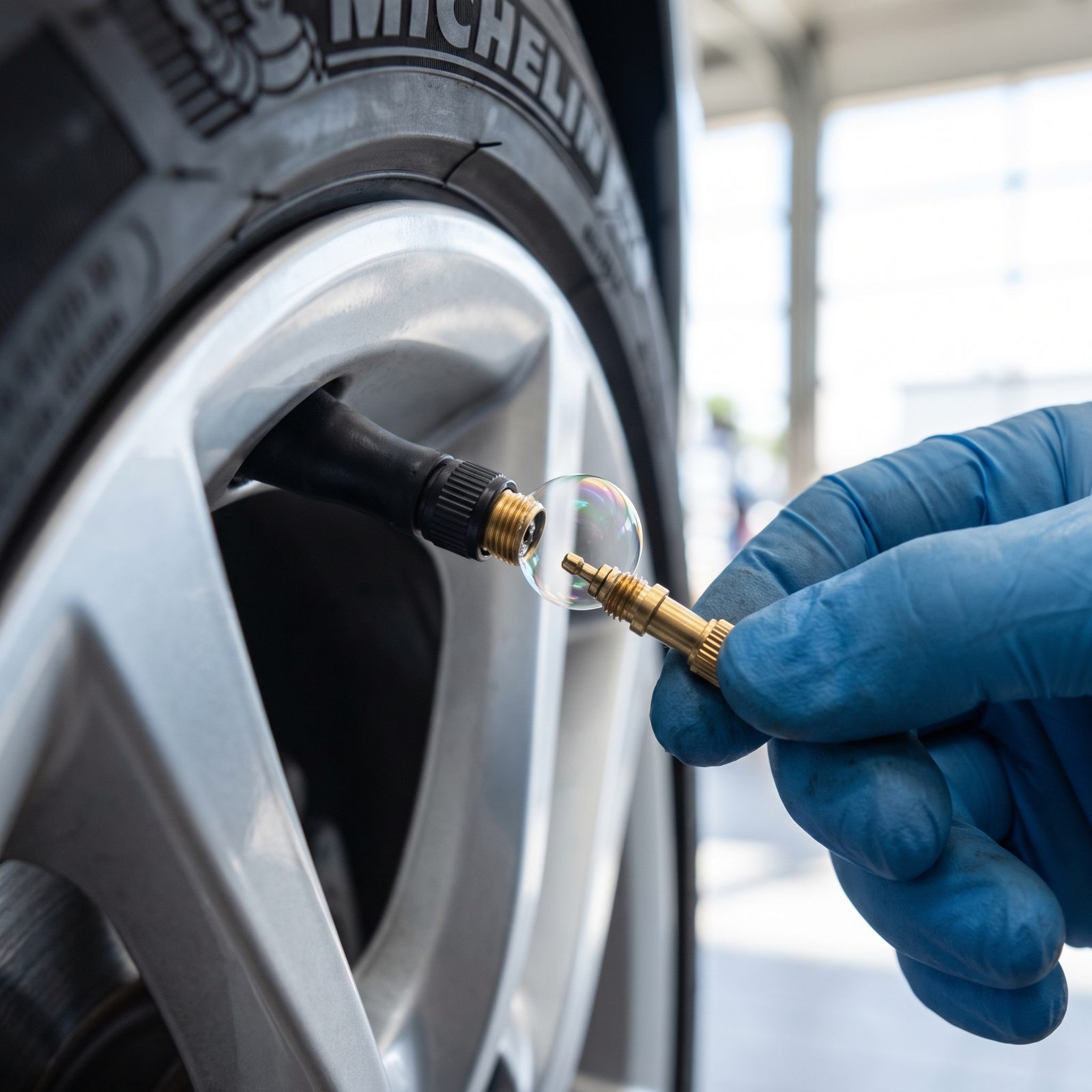 A Leaking Valve Core Can Mimic a Punctured Tire