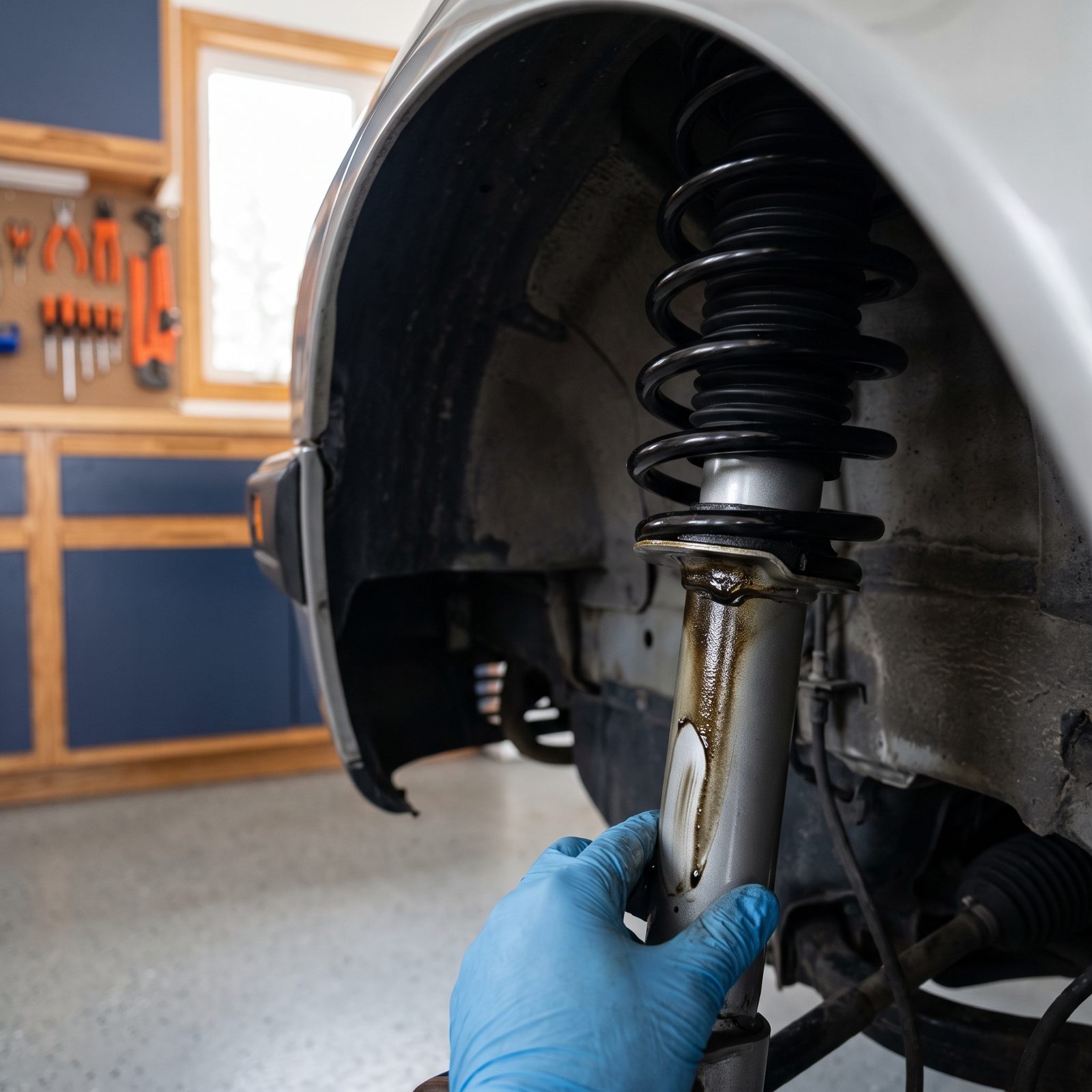 Leaky Struts and a Car That Keeps Bouncing After You Push Down On It
