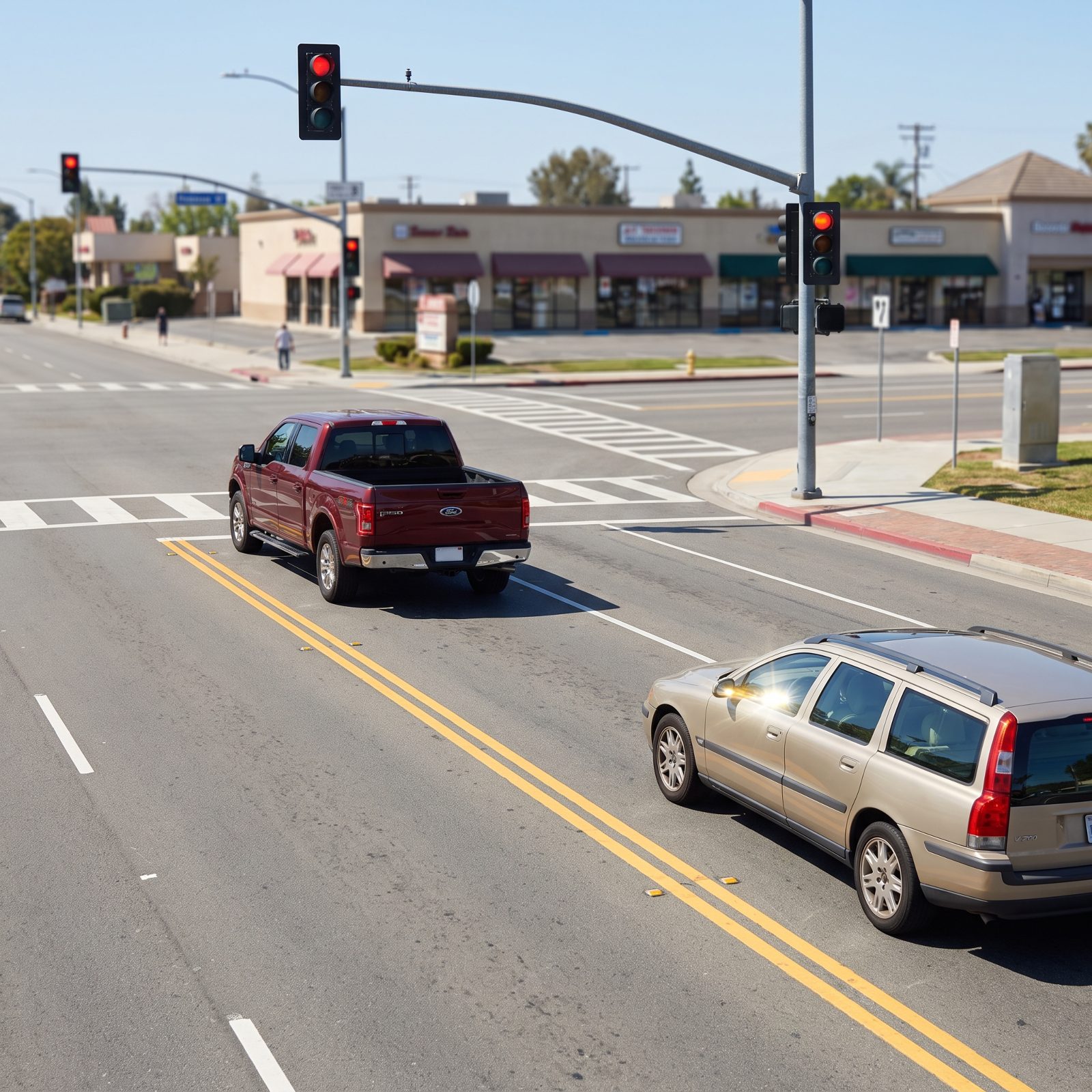 Leaving Extra Room Behind a Stopped Truck