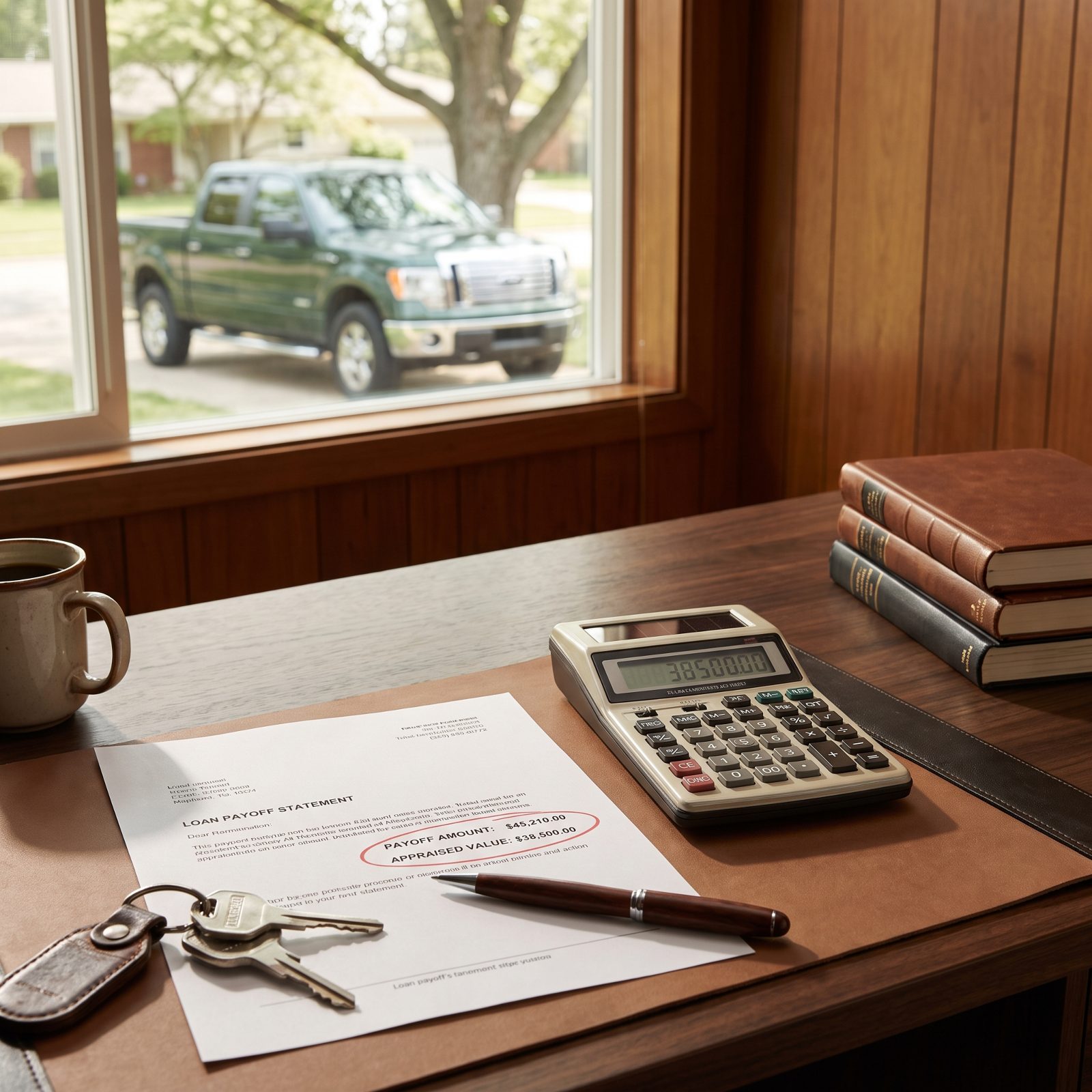 The Loan Payoff Compared With the Truck's Appraised Value