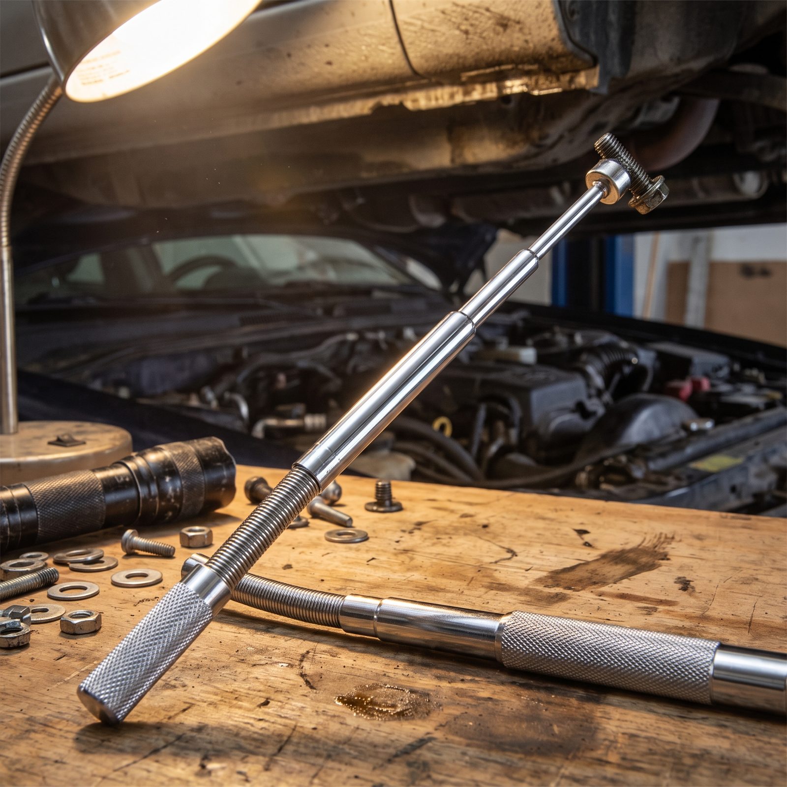A Magnetic Pickup Tool for the Bolt That Fell Where You Can't Reach