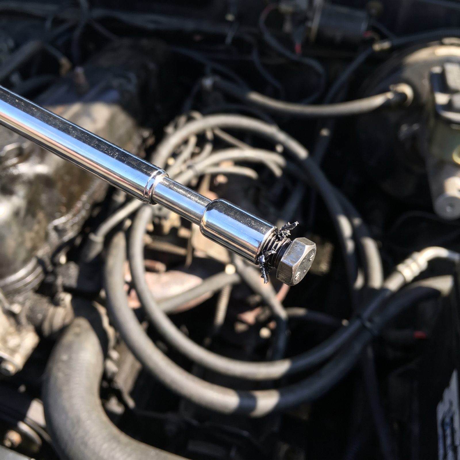 Magnetic Pickup Tool for Retrieving Dropped Hardware
