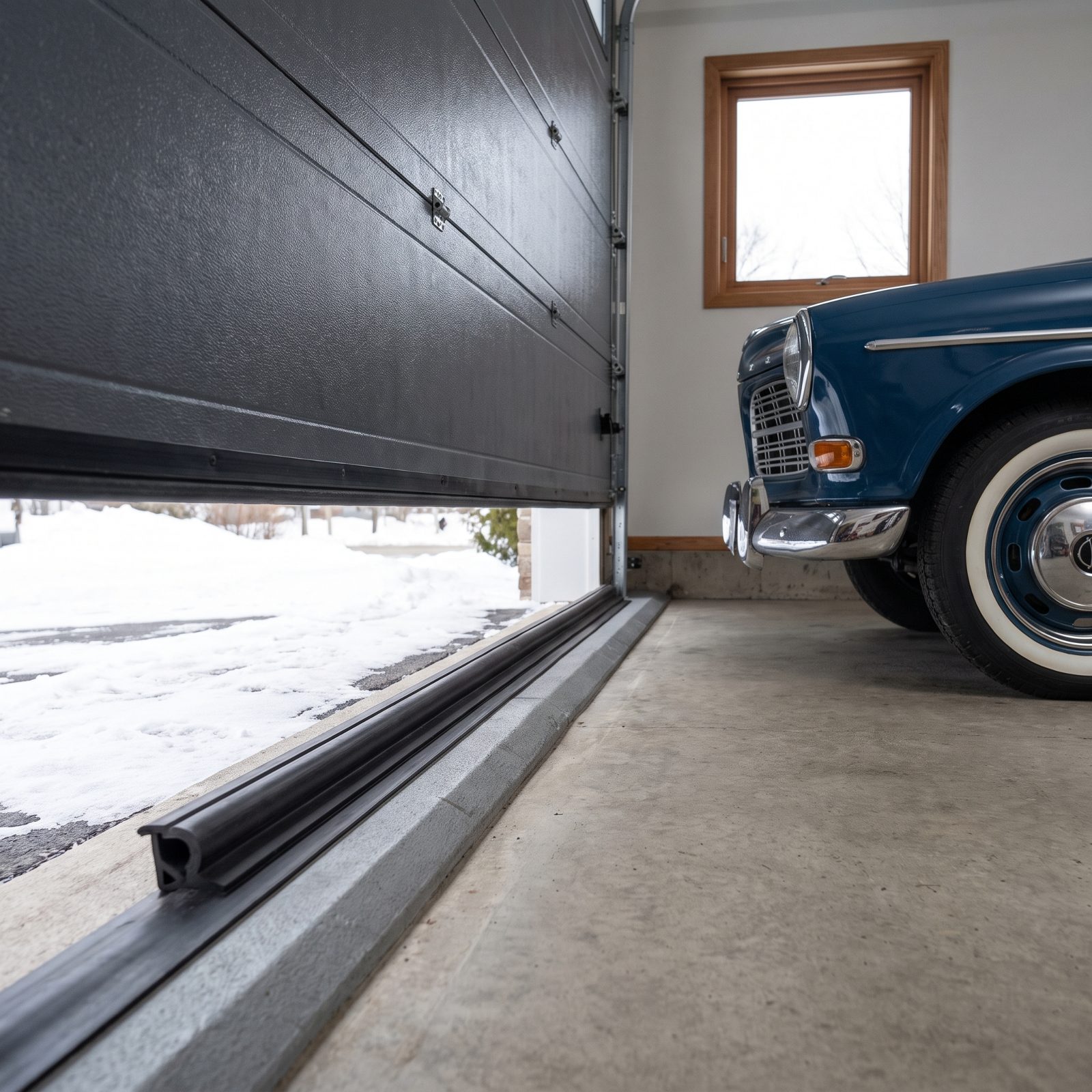 Make Sure Snowmelt Cannot Run Under the Garage Door