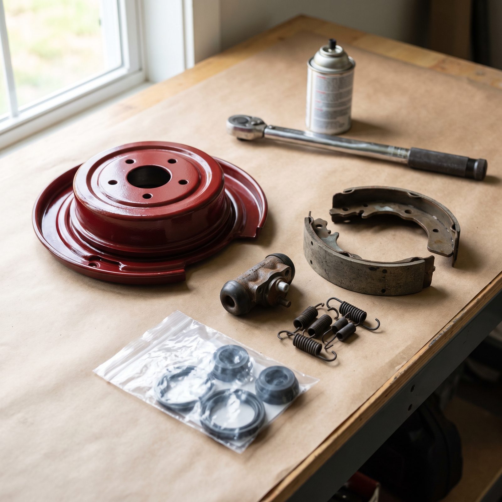 Making the Brakes Look New Without Rebuilding Their Working Components