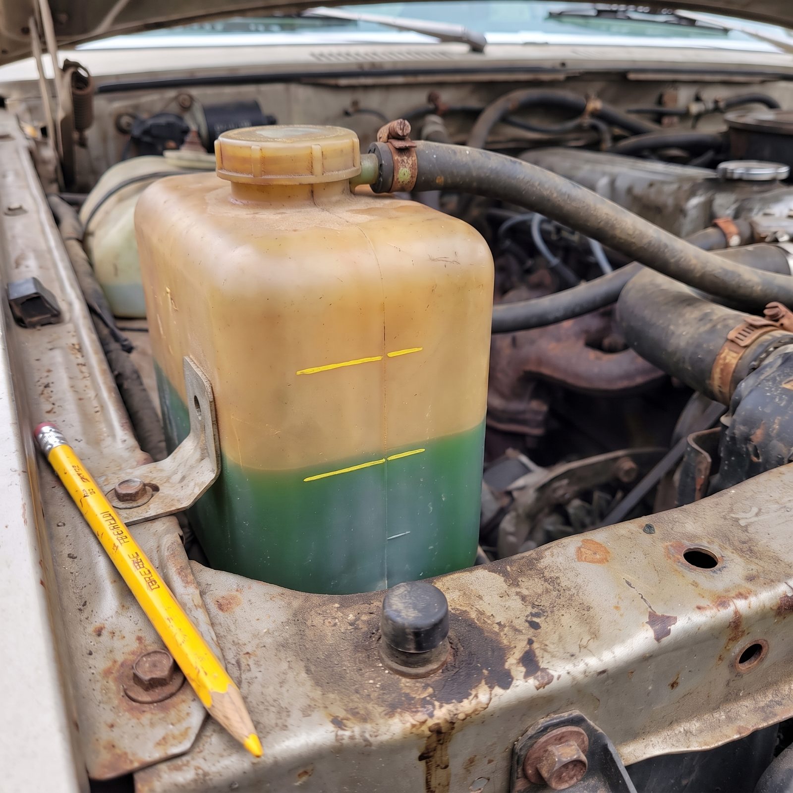 Mark Cold Fluid Levels With a Grease Pencil to Reveal Slow Losses