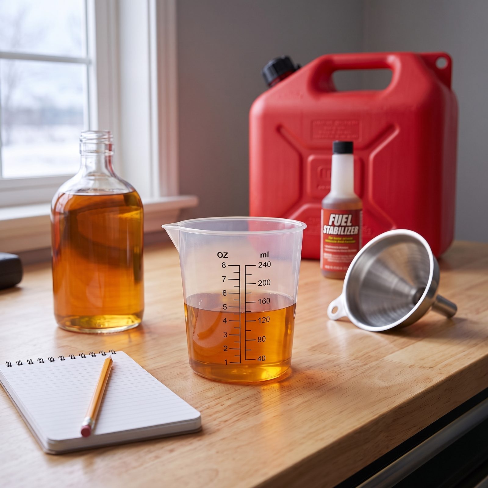 Measure the Correct Dose of Fuel Stabilizer, Not a Lucky Glug