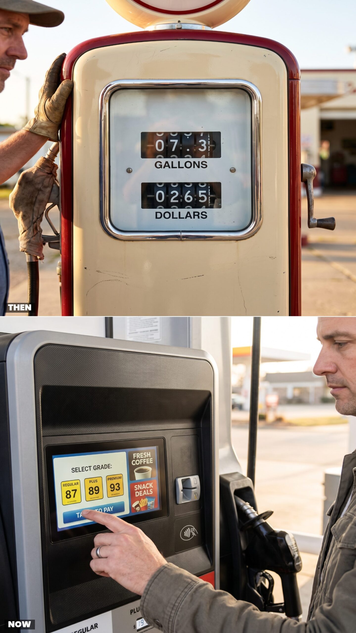 Mechanical Pump Dials vs. Digital Touchscreens