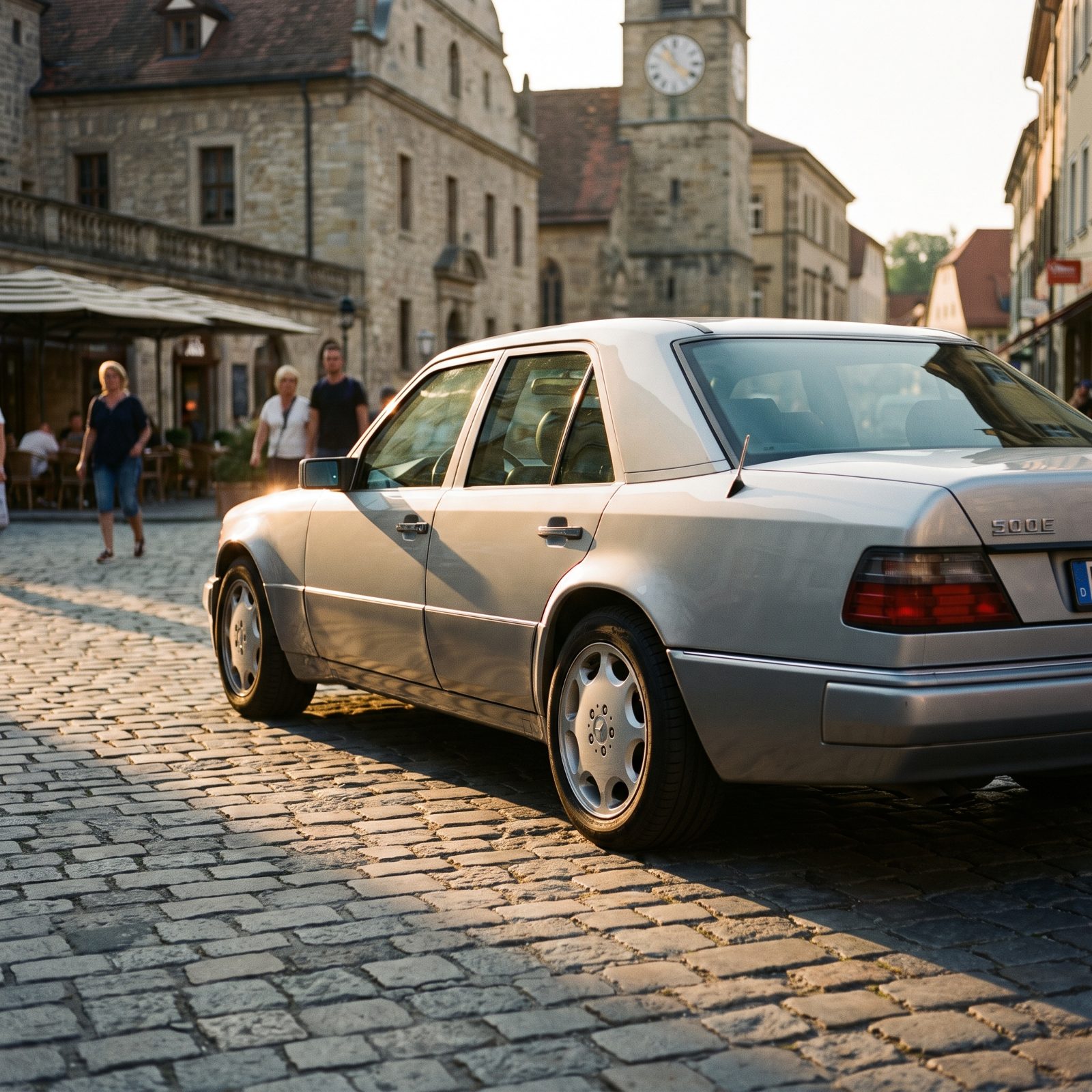 Mercedes-Benz 500E: The Wheel Arches Flared Just Enough