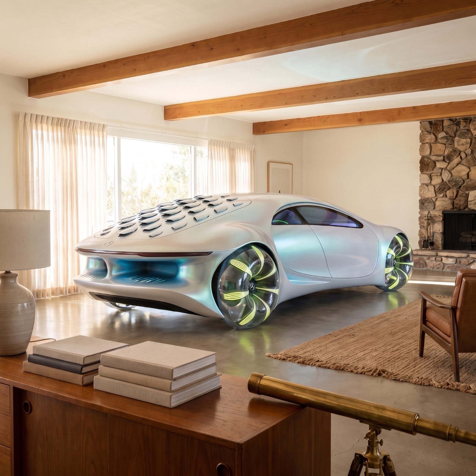 Mercedes-Benz Vision AVTR: The Crab-Walking Car With Moving Body Scales