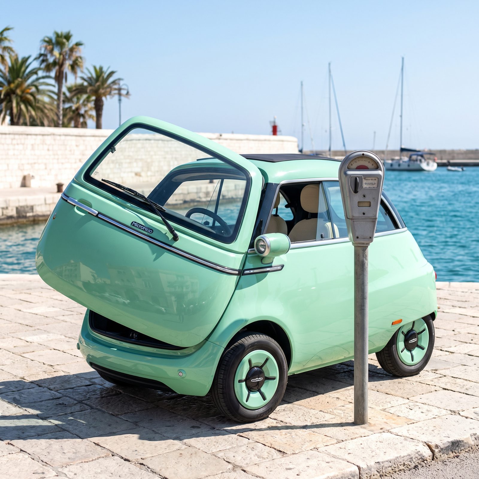 Microlino: A Modern Bubble Car You Enter Through the Nose