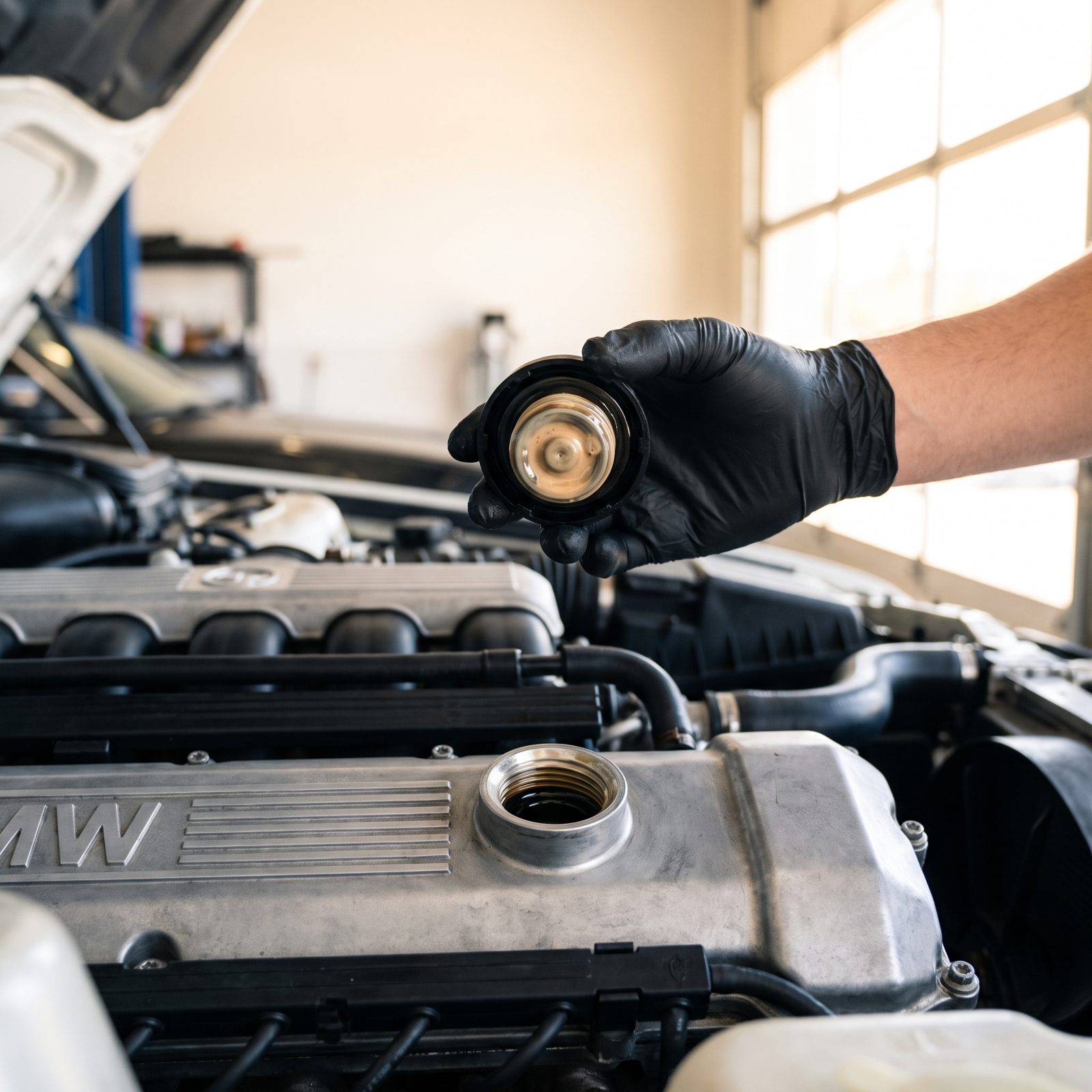 Milky Oil, Oily Coolant, or Coolant Bubbles Signal Cross-Contamination