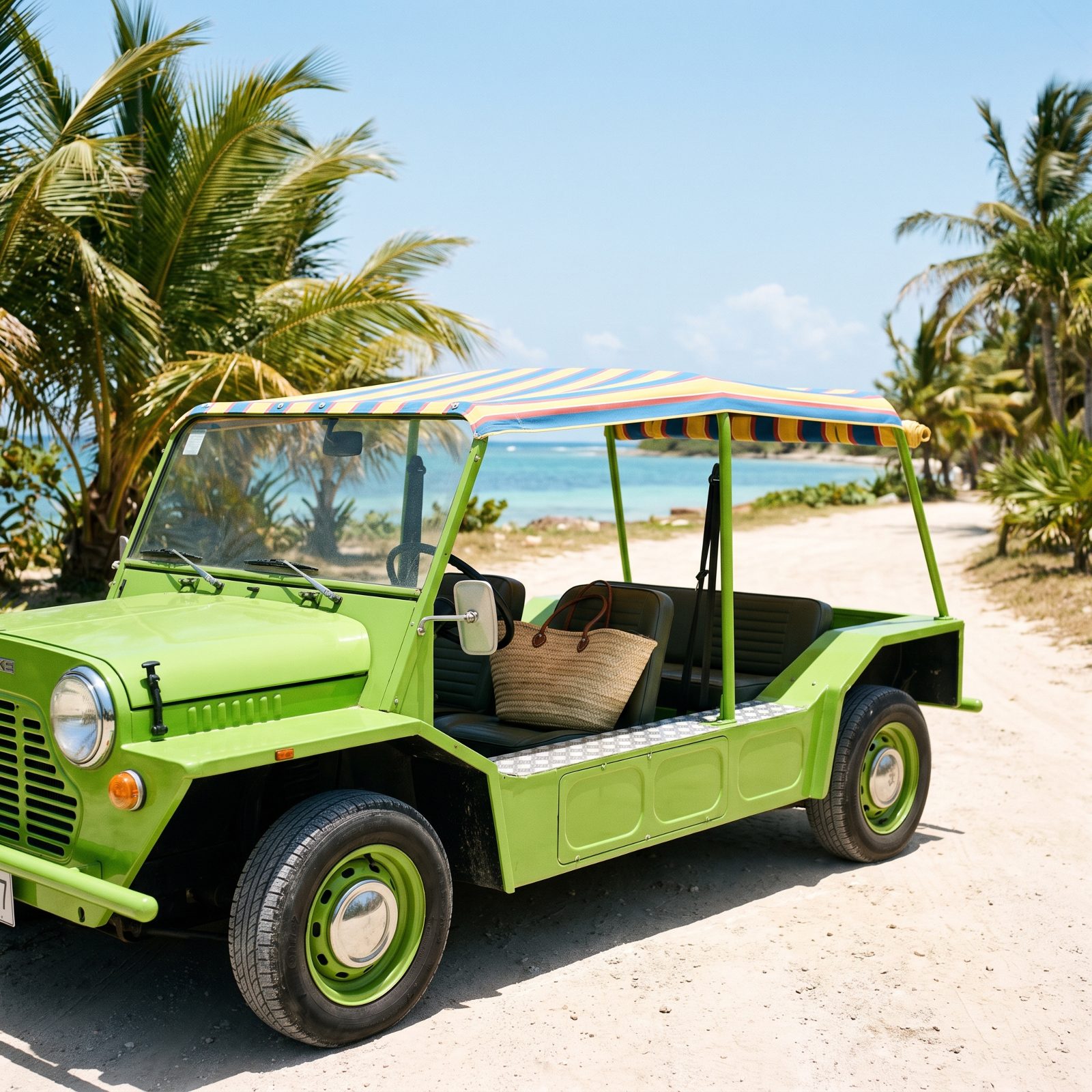 Mini Moke: The Car Reduced to Seats and a Floor