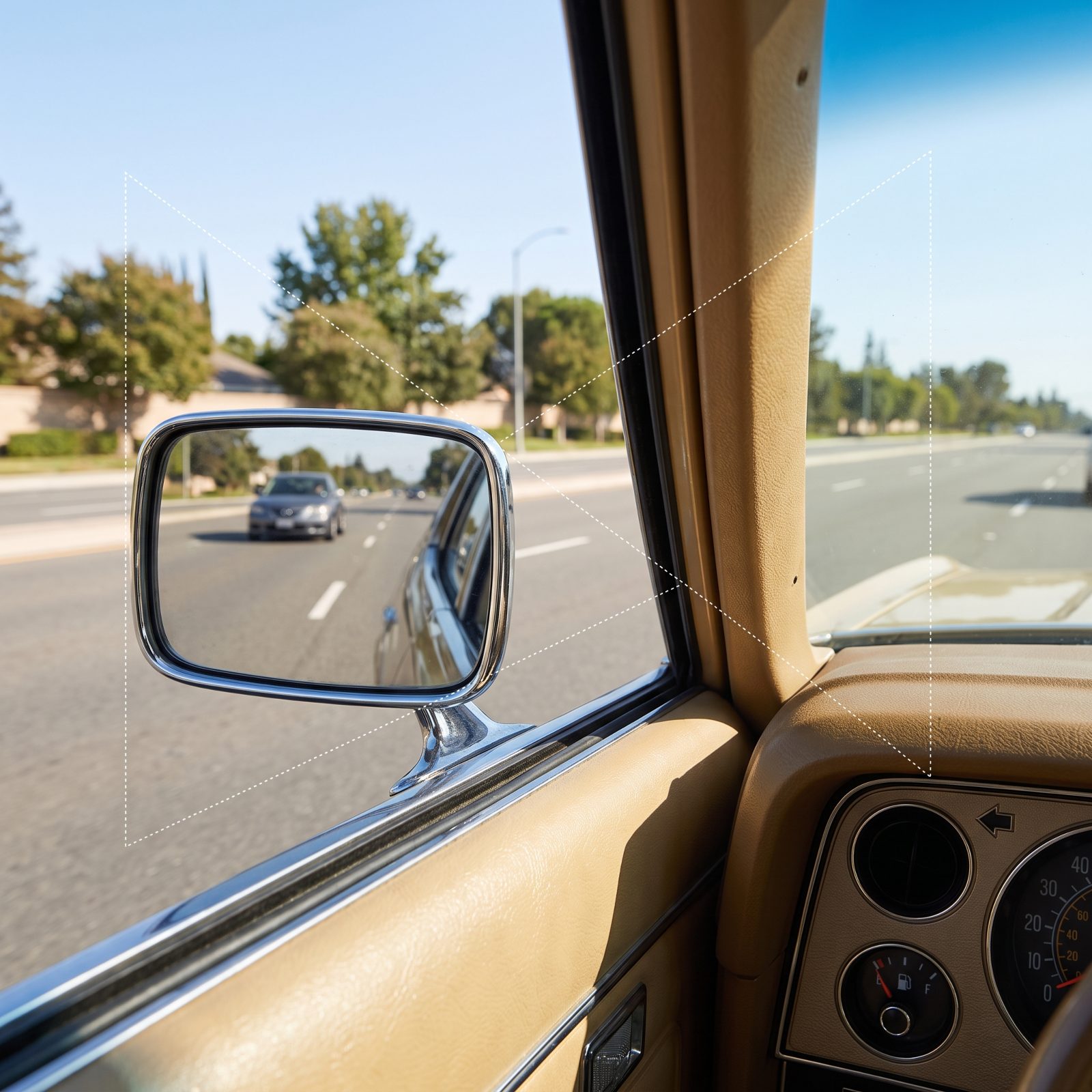 Mirrors Aimed at Your Own Doors, Swing Them Wide to Erase the Blind Spots