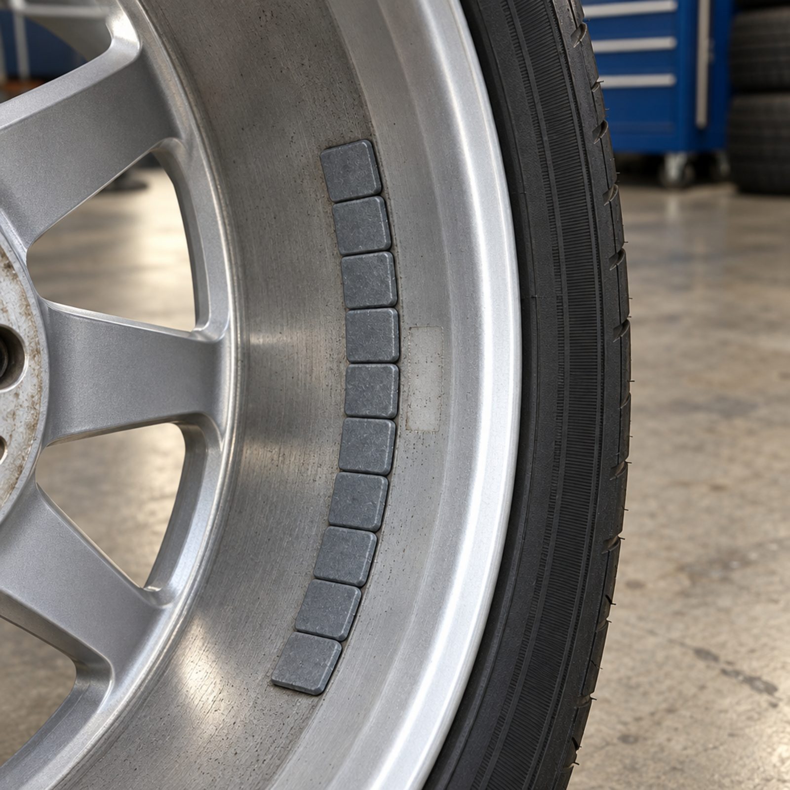 A Missing Wheel Weight Can Cause Highway-Speed Shaking
