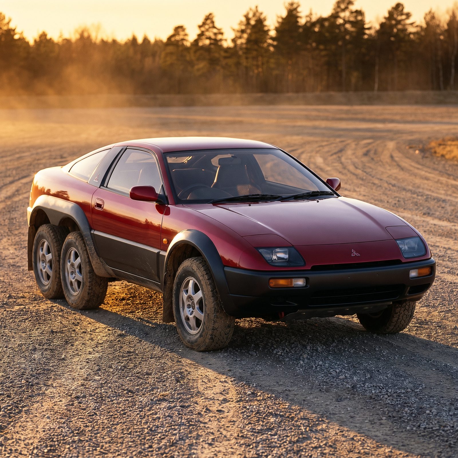 Mitsubishi MMR25: The Eight-Wheeled Rally Car Built for a Future That Never Showed Up